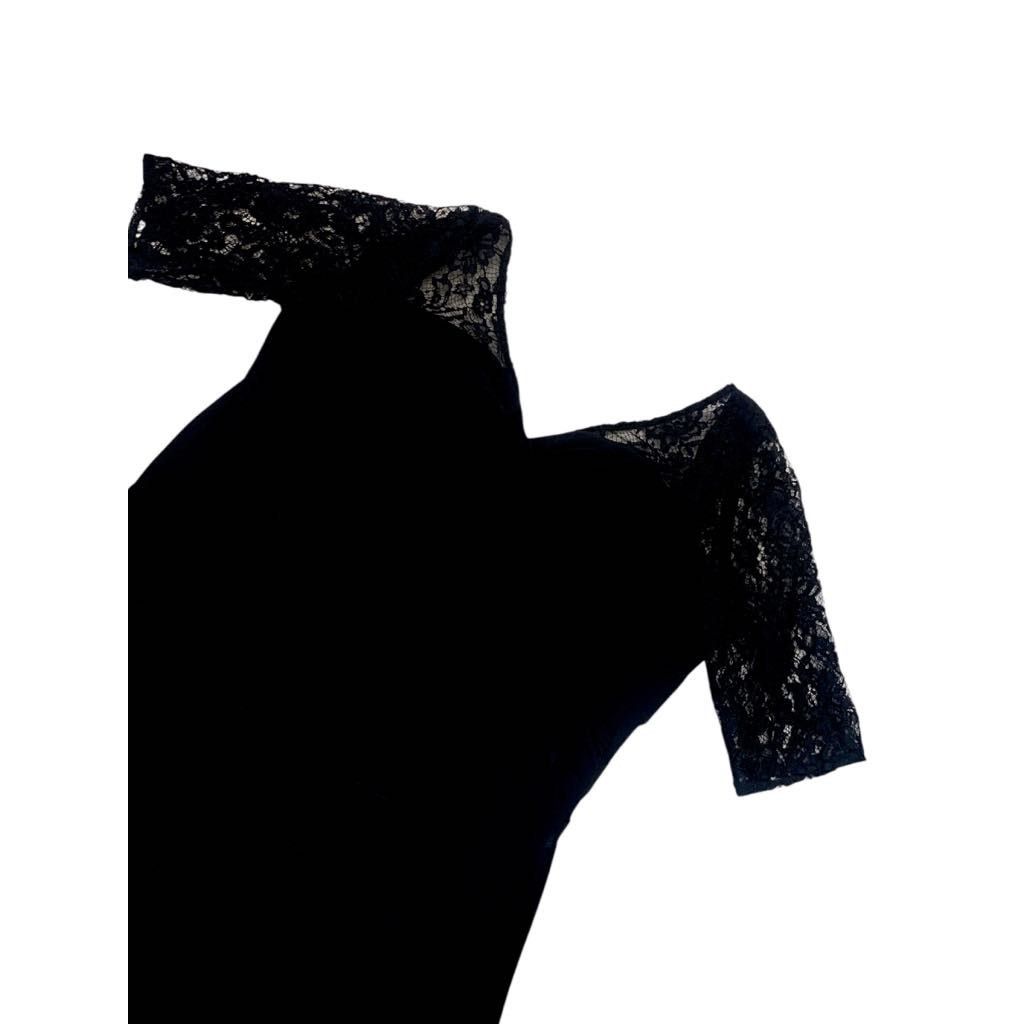Other Long Maxi Formal Gown Dress Black 1/2 Sleeve Lace 3XL Women Size 3XL / US 20-22 - 4 Thumbnail