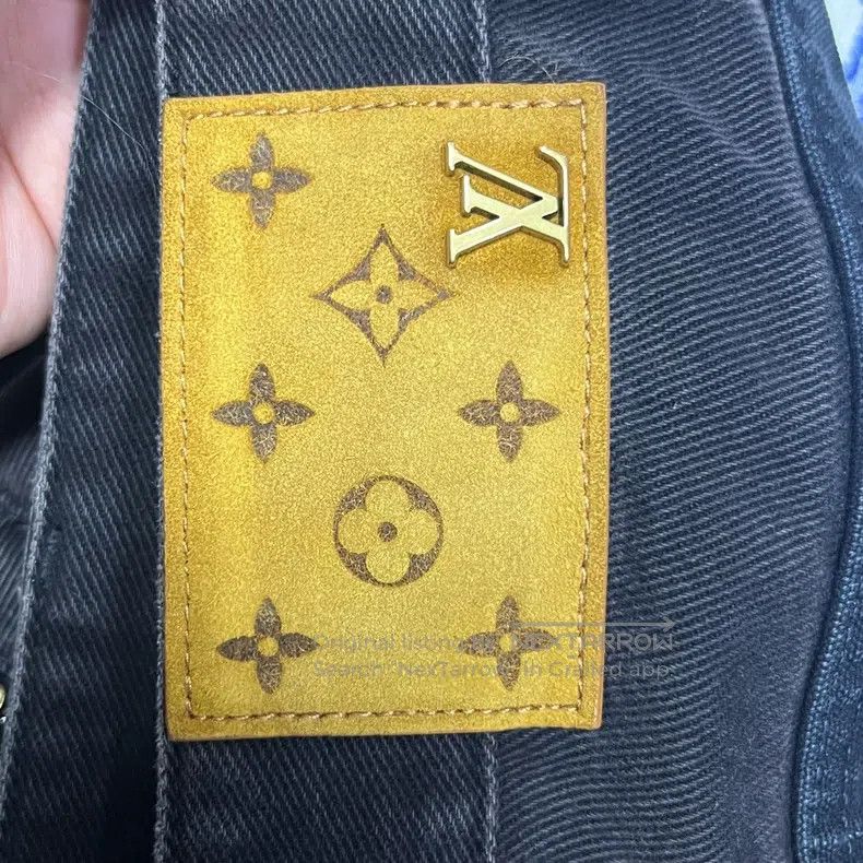 Louis Vuitton Louis Vuitton Black monogrammed pocket distressed casual j Size US 29 - 5 Thumbnail