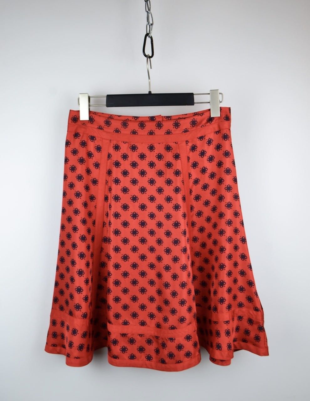Marc Jacobs × Vintage Marc Jacobs Skirt 100% Silk Red Size 4 Size 25" / US 0 / IT 36 - 1 Thumbnail
