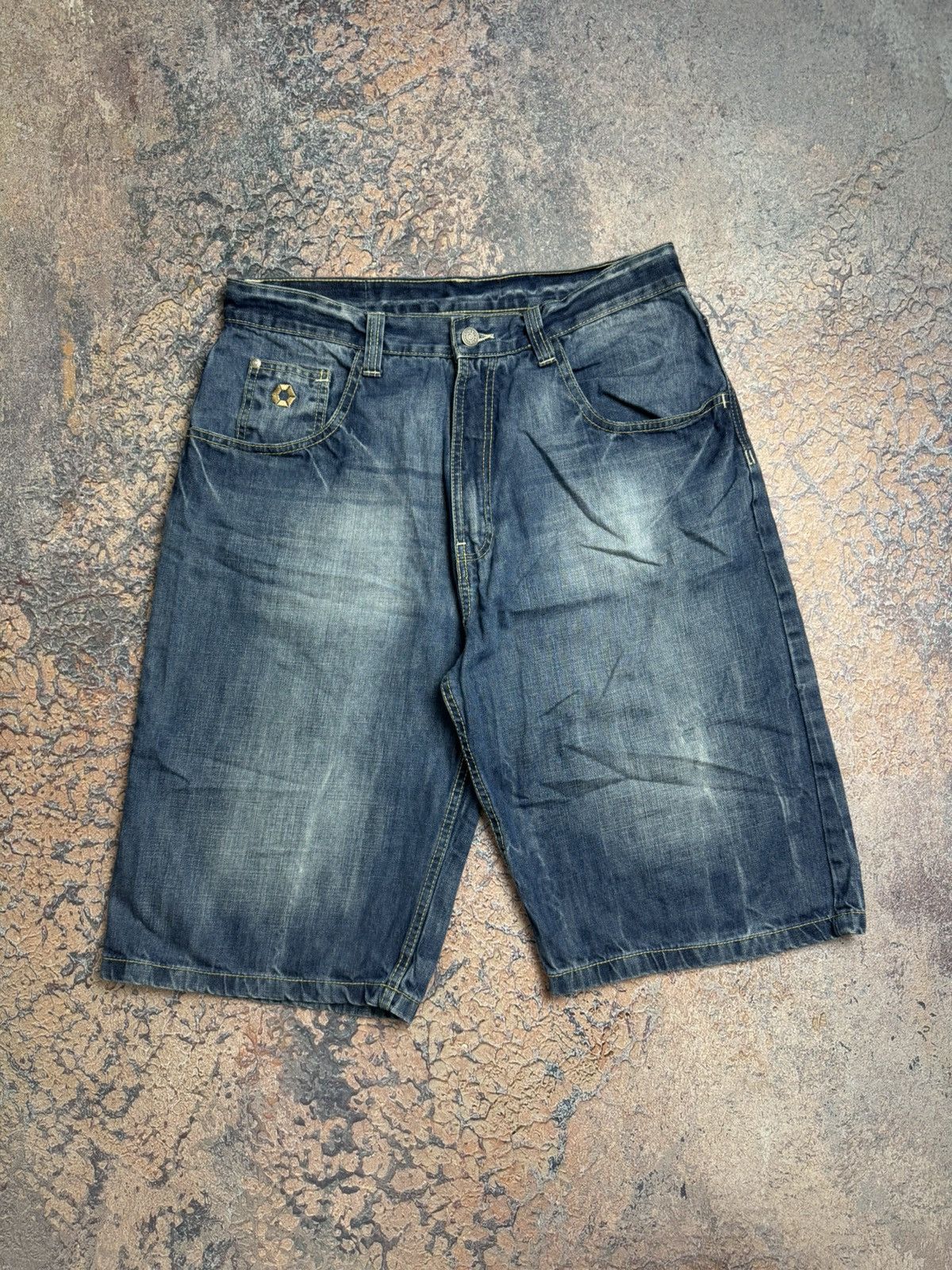 Southpole Southpole shorts, vintage hip hop baggy jeans, 90s size W 36 Size US 36 / EU 52 - 2 Thumbnail
