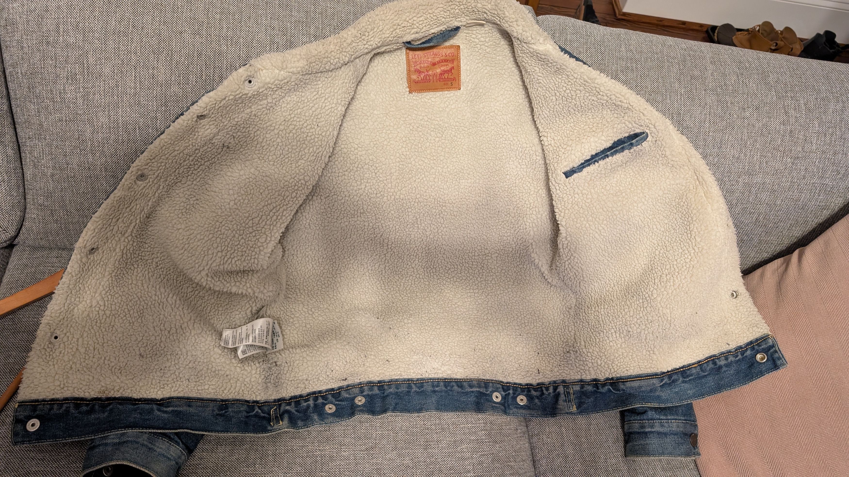 Levi's Levis VintsgeSherpa Lined Jacket Size US S / EU 44-46 / 1 - 4 Thumbnail
