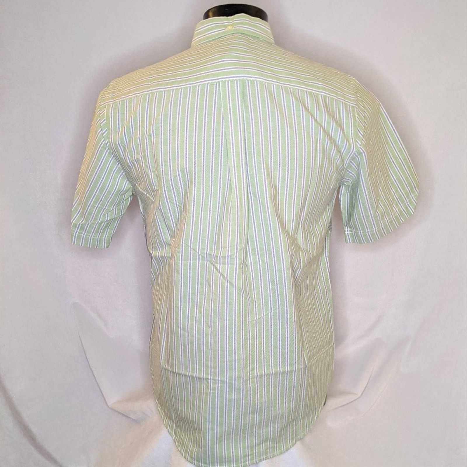 St. Johns Bay St. John's Bay Men's Lime Green Button Down Shirt Medium Size US M / EU 48-50 / 2 - 2 Thumbnail