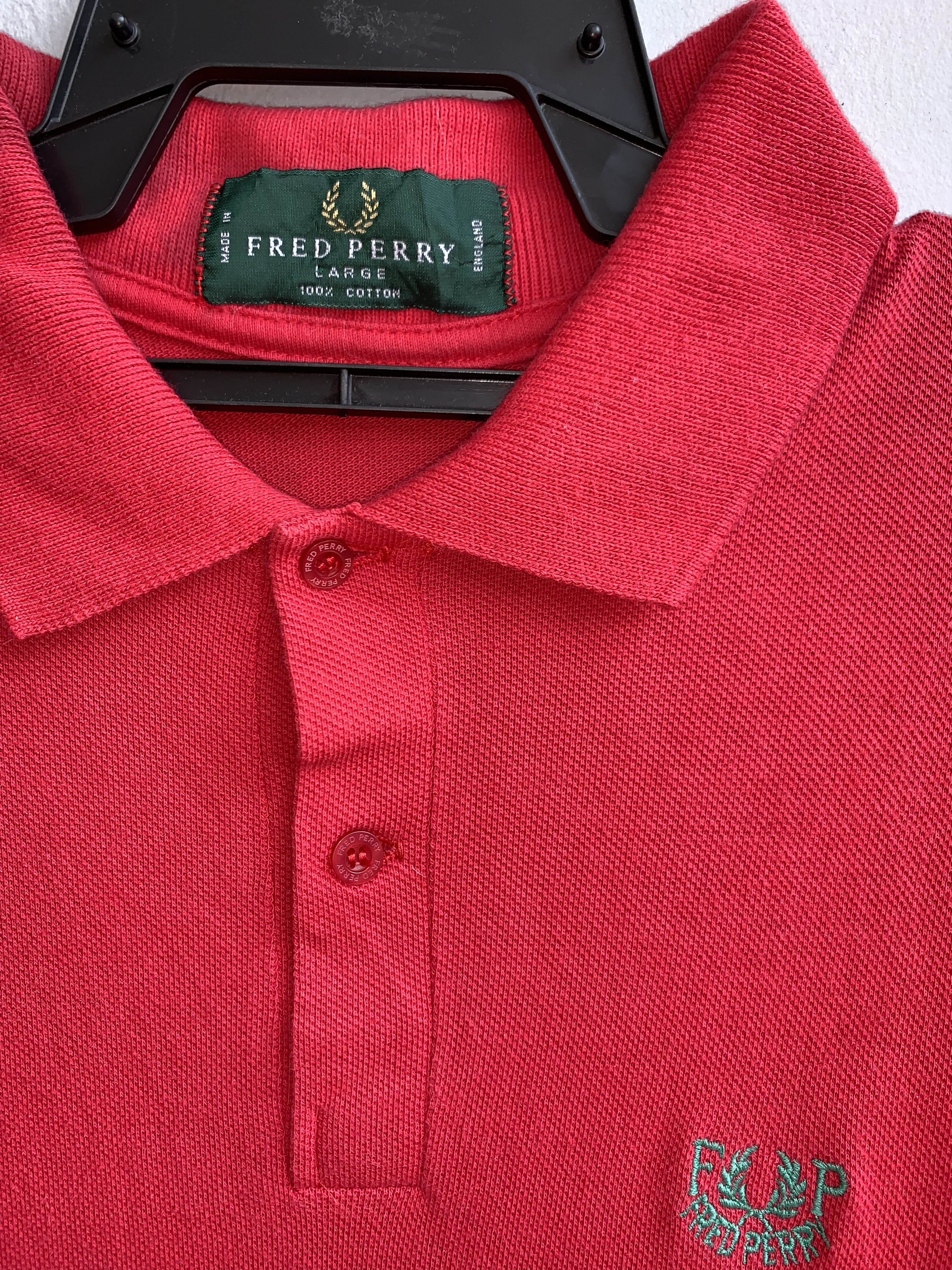 Fred Perry Fred Perry Made England Polo Vintage Shirt Size US L / EU 52-54 / 3 - 3 Thumbnail