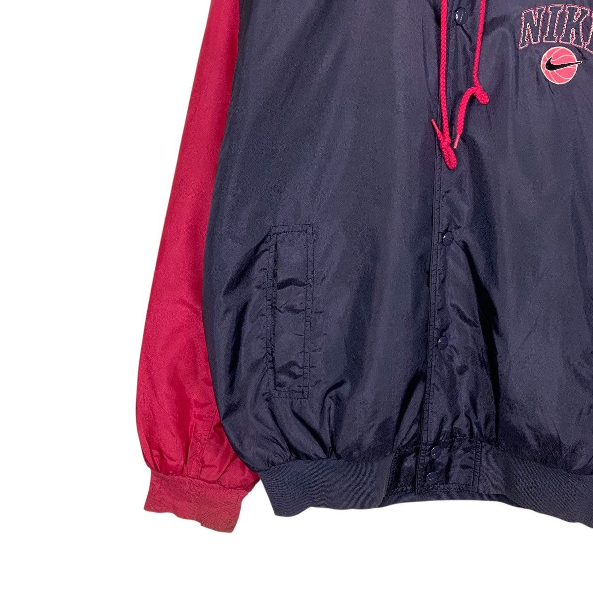 Nike Vintage Nike Basketball Swoosh Hooded Windbreaker Jacket Size US M / EU 48-50 / 2 - 3 Thumbnail