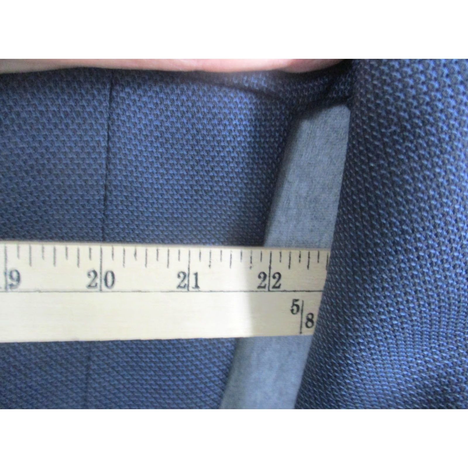 Ralph Lauren Lauren Ralph Lauren Suit Jacket Mens 42R Blue Wool Two-Button Notch Sport Coat - Business Formal Wedding Mens 42 Regular Blue Wool Jacket Size 42R - 4 Thumbnail