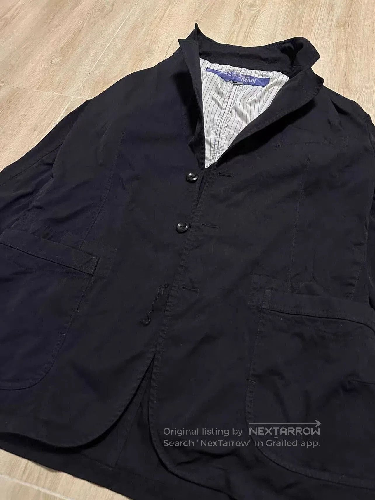Junya Watanabe Junya Watanabe Black Casual Suit Jacket. Size US L / EU 52-54 / 3 - 9 Thumbnail