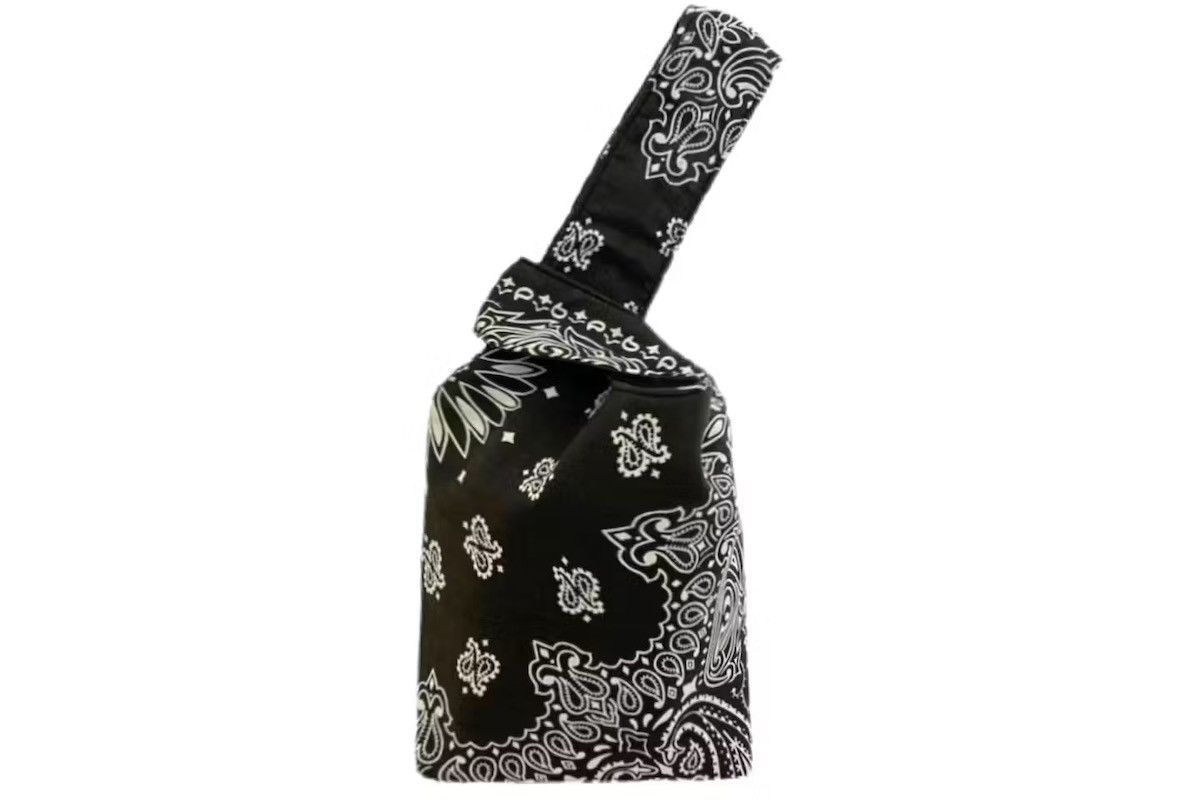 YAITO YAITO Black Paisley One Handle Knot Bag Size ONE SIZE - 1 Thumbnail