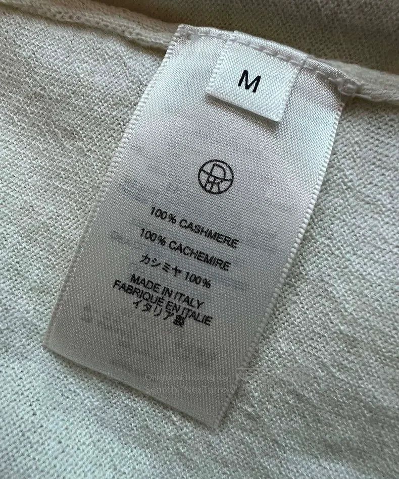 The Row The row Women's cashmere long sleeve T-shirt knitted Size M / US 6-8 / IT 42-44 - 4 Thumbnail