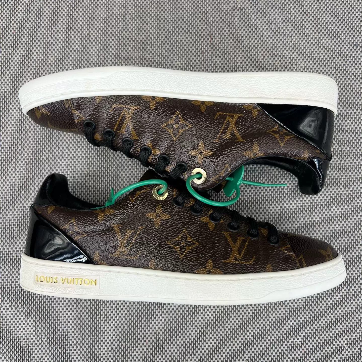 Louis Vuitton LV Monogram Brown Sneaker 36.5 Original Box Size US 6 / IT 36 - 3 Thumbnail