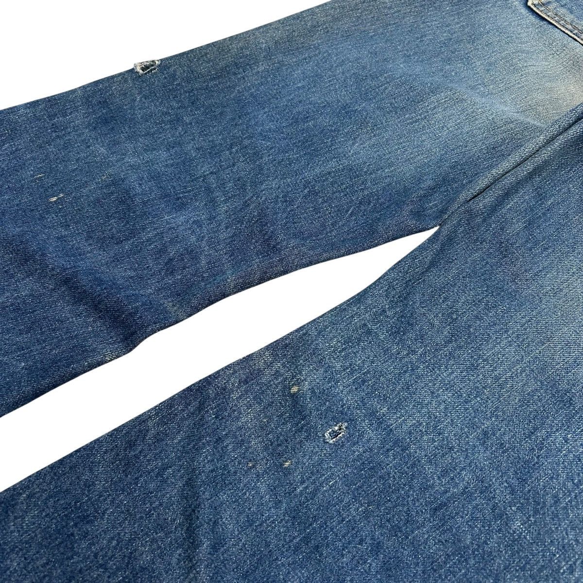 Tornado Mart 80s Bell Bottom Bobson Talon Blue Denim Size 27" / US 4 / IT 40 - 13 Thumbnail
