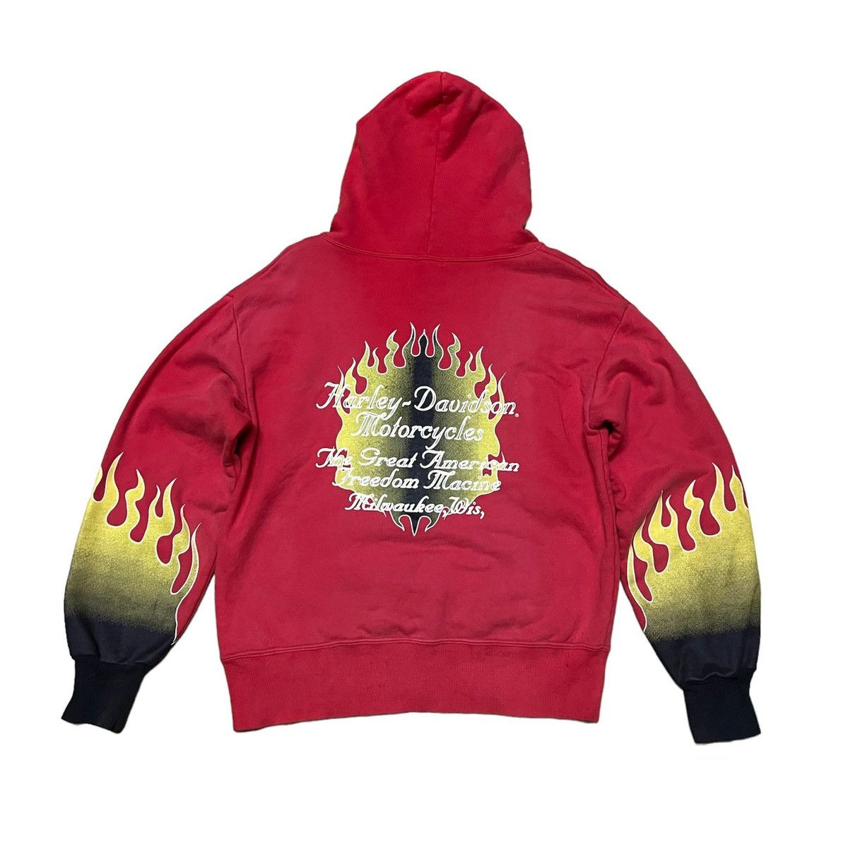 Harley Davidson Vintage Flame Harley Davidson Big Logo Hoodie Size US S / EU 44-46 / 1 - 2 Thumbnail