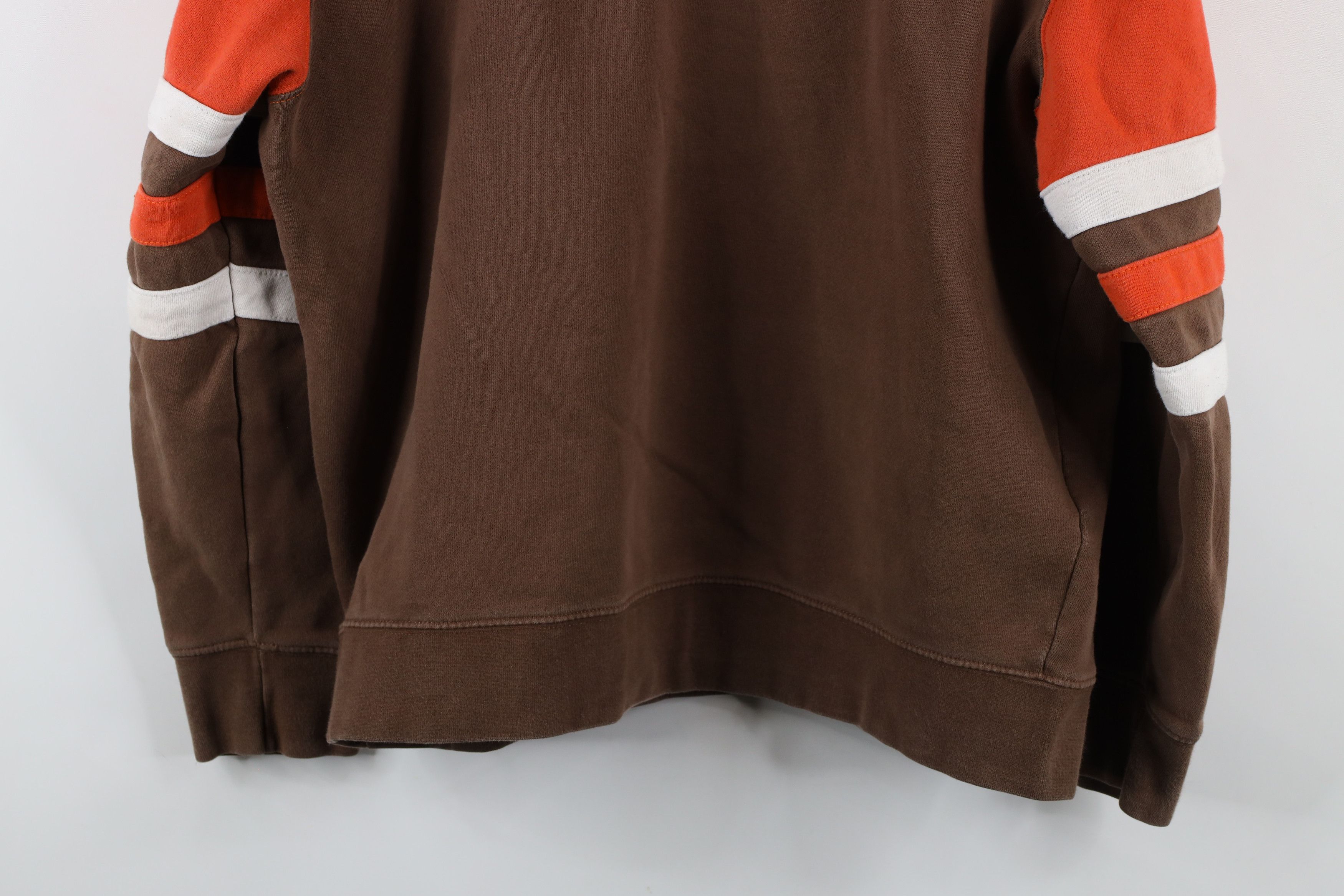 Mitchell & Ness × Vintage Retro Mitchell & Ness Cleveland Browns Football Hoodie Size US L / EU 52-54 / 3 - 12 Thumbnail