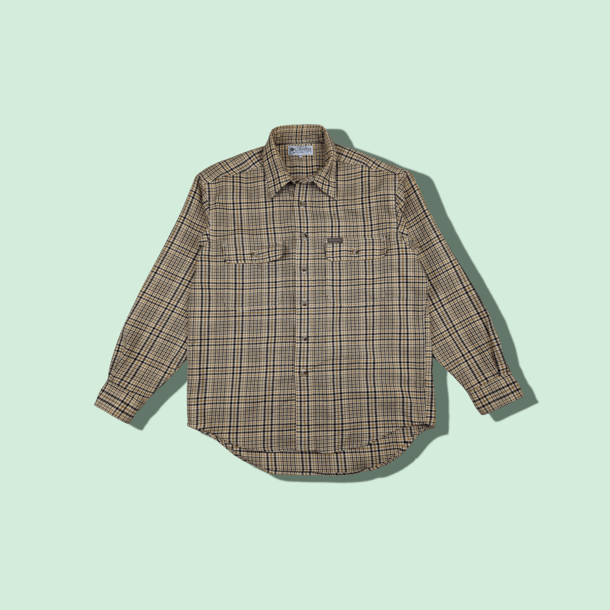 Columbia COLUMBIA Check Button Up Shirt Flannel Outdoor Hiking Size US M / EU 48-50 / 2 - 1 Thumbnail