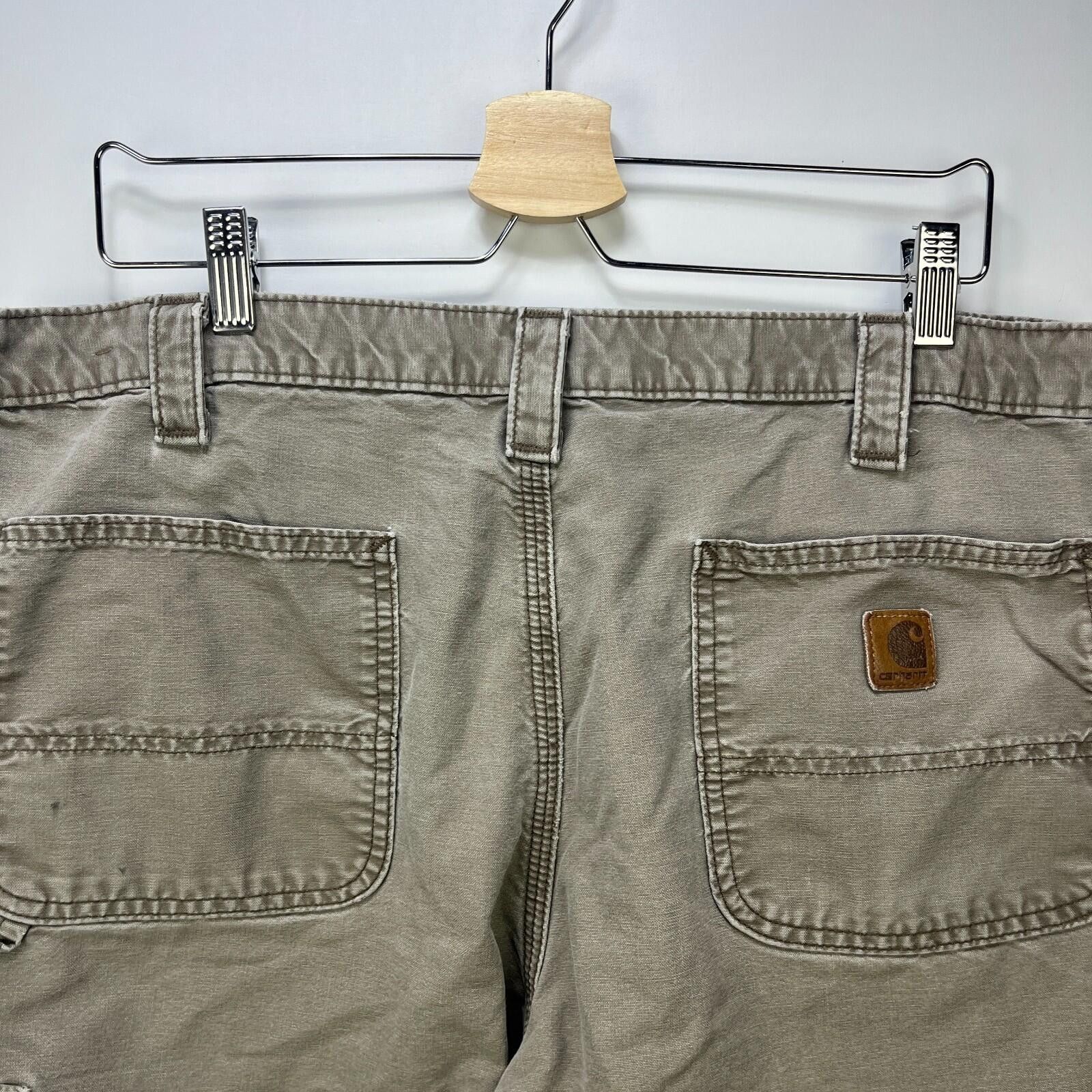 Carhartt Vintage Carhartt Canvas Work Carpenter Shorts Brown 36 Size US 36 / EU 52 - 2 Thumbnail