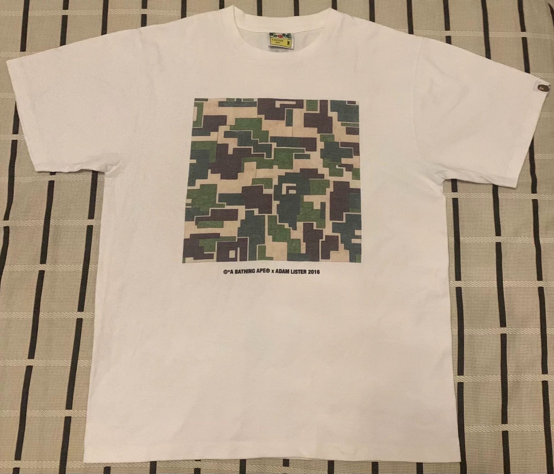 Bape Bape Green T-Shirt M Men Size US M / EU 48-50 / 2 - 1 Thumbnail