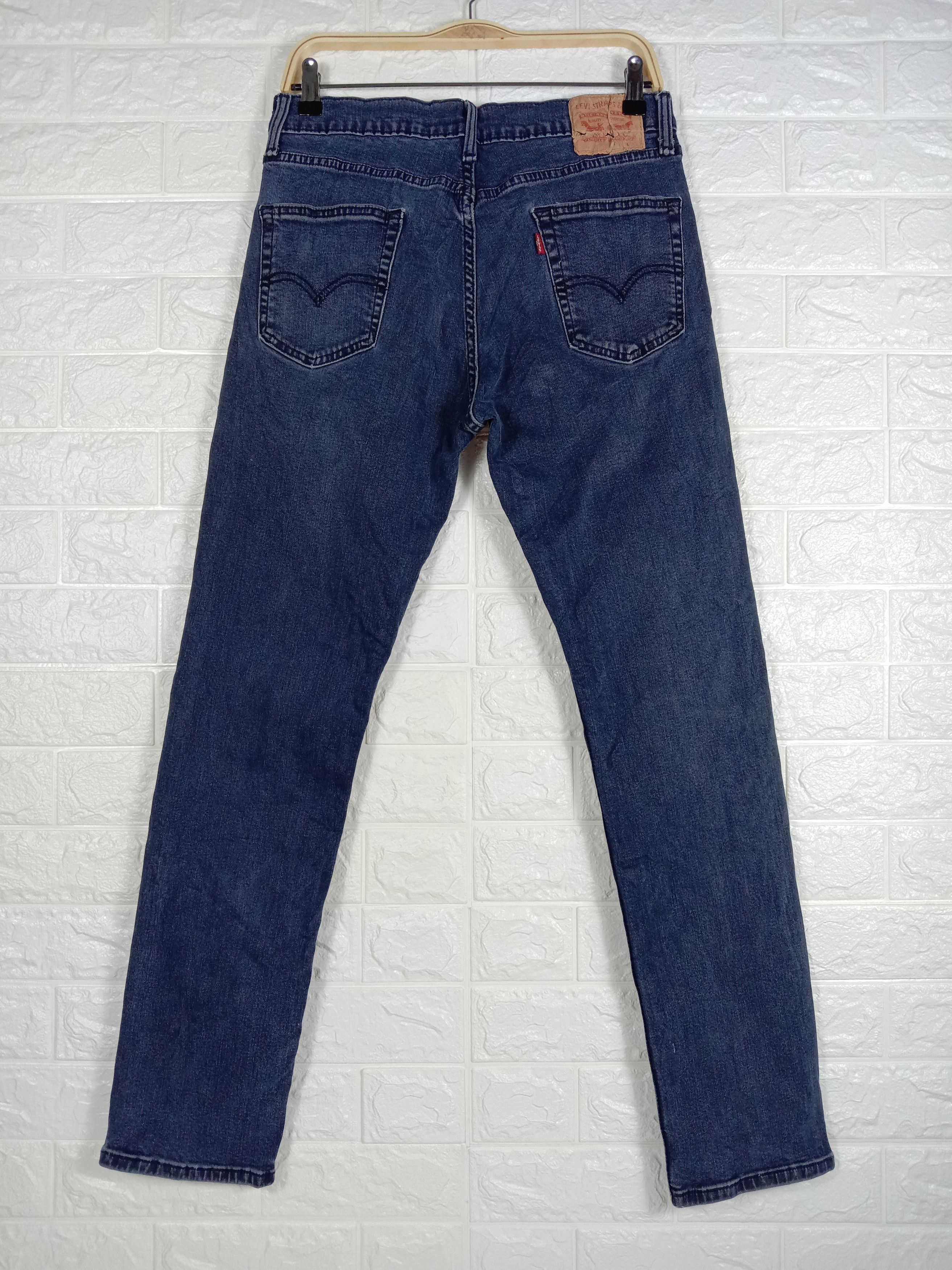 Levi's Vintage Levi's 511 Slim Jeans Dark Blue Denim Size US 31 - 5 Thumbnail