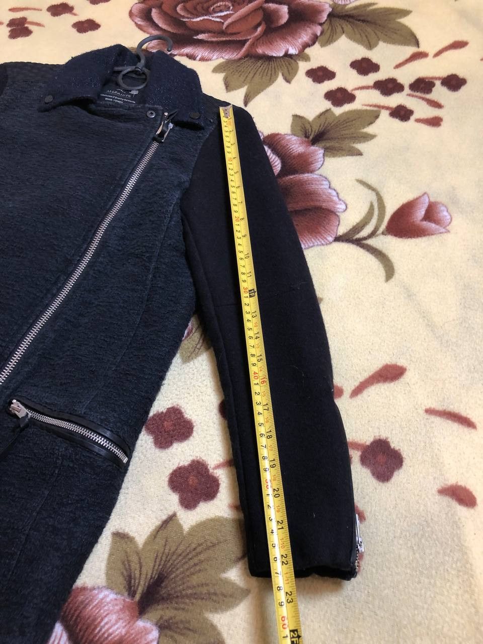 Allsaints AllSaints Jacket Size 4 Womens Blue Biker Zipper Size S / US 4 / IT 40 - 4 Thumbnail