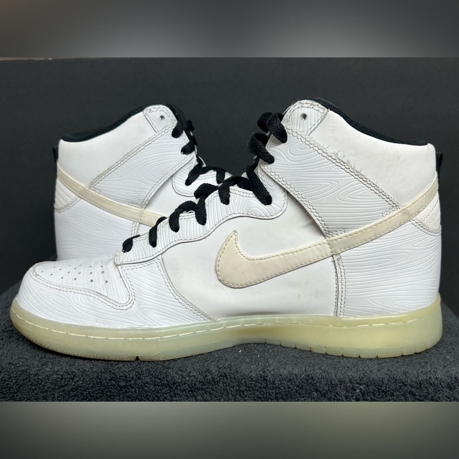 Nike Nike Dunk High White Translucent 2013 SIZE 10 CLEAN Size US 10 / EU 43 - 4 Thumbnail