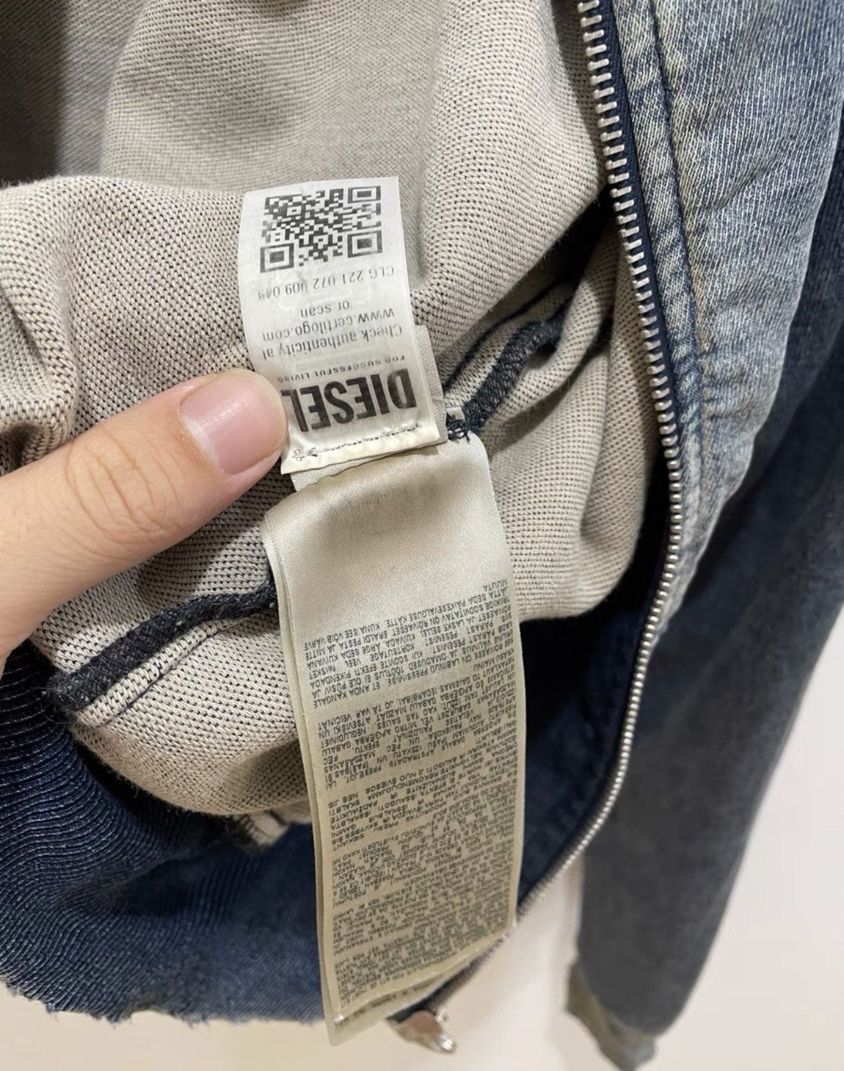 Diesel Diesel Washed Distressed Denim Jacket Size L / US 10 / IT 46 - 5 Thumbnail
