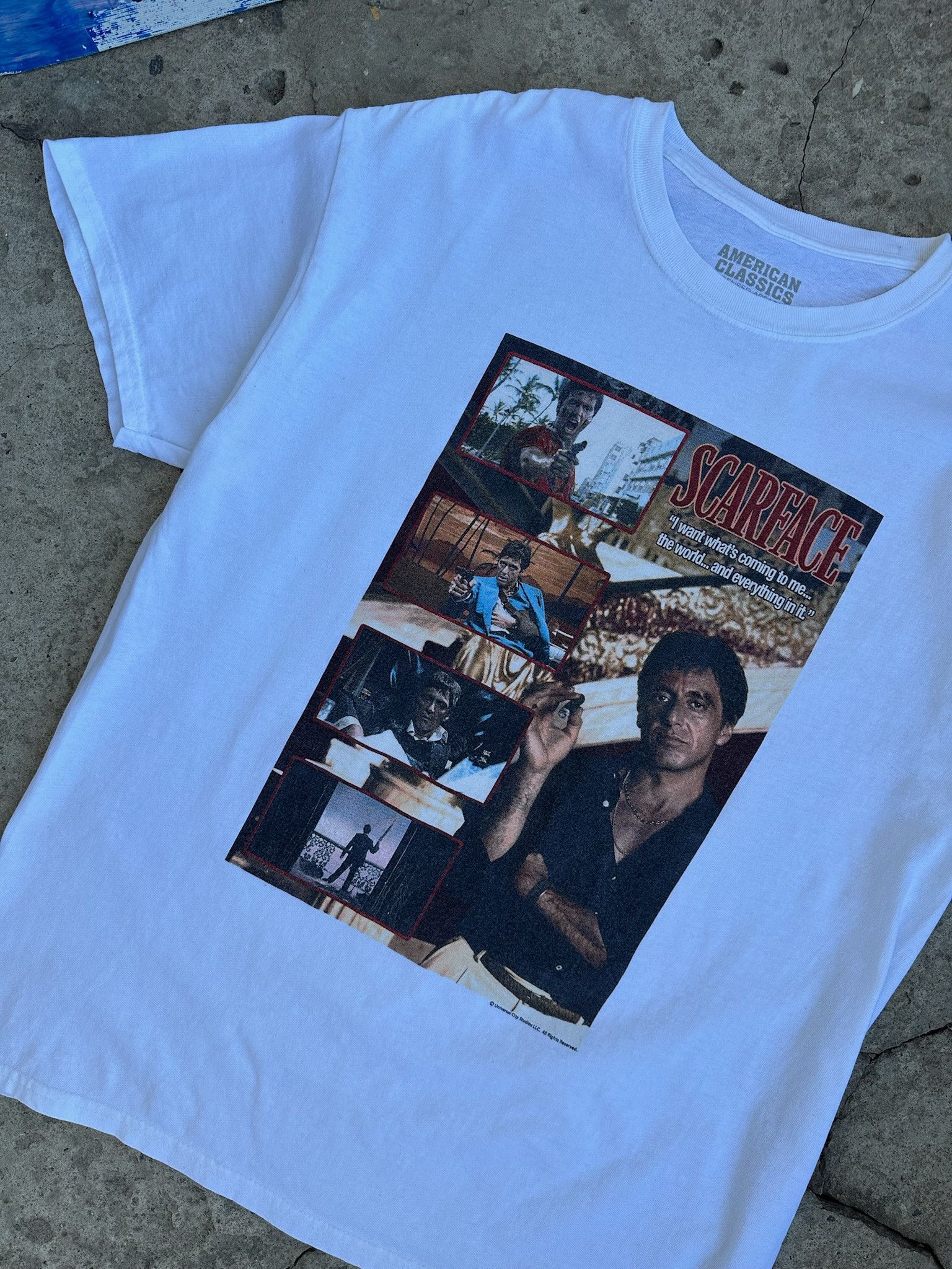 Rap Tees Vintage Scarface Movie T-Shirt Size US L / EU 52-54 / 3 - 6 Thumbnail