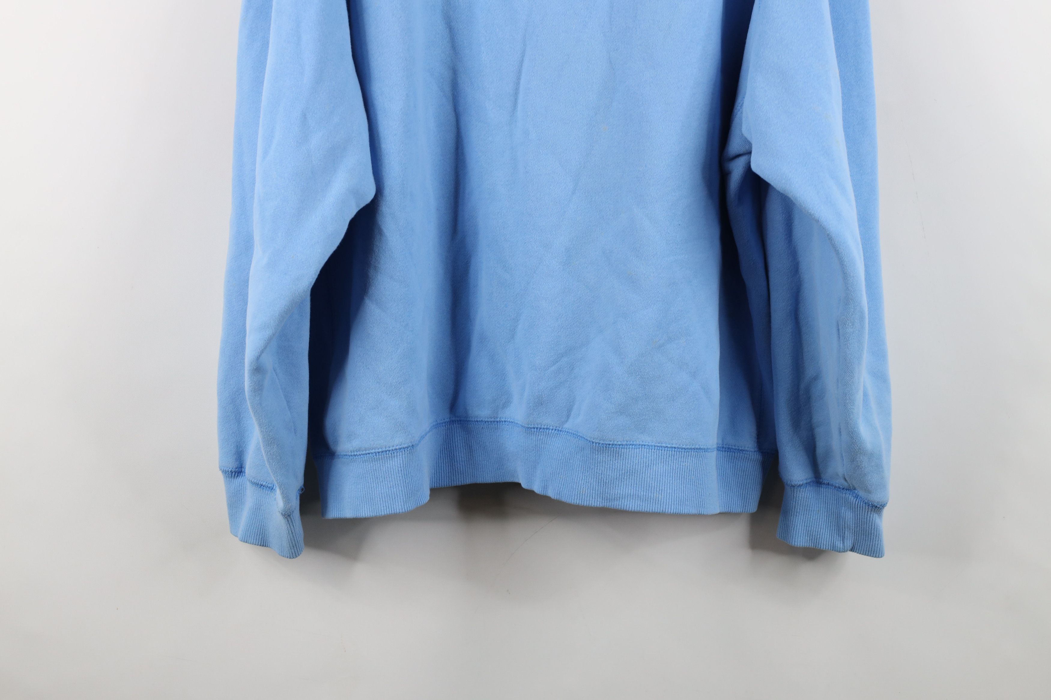 Starter Vintage 90s Starter Monochrome Sweatshirt Carolina Blue Size US XL / EU 56 / 4 - 14 Thumbnail