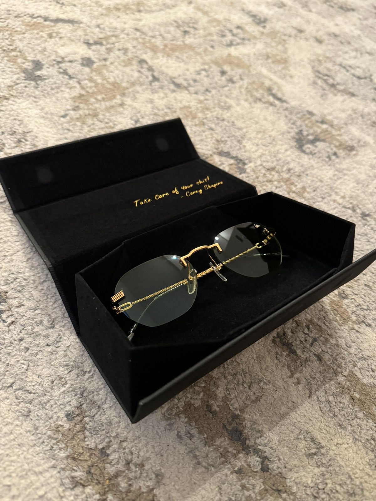 image of Vintage Frames Company Vintage Frames 25Kt Gold Lime Green, Women's