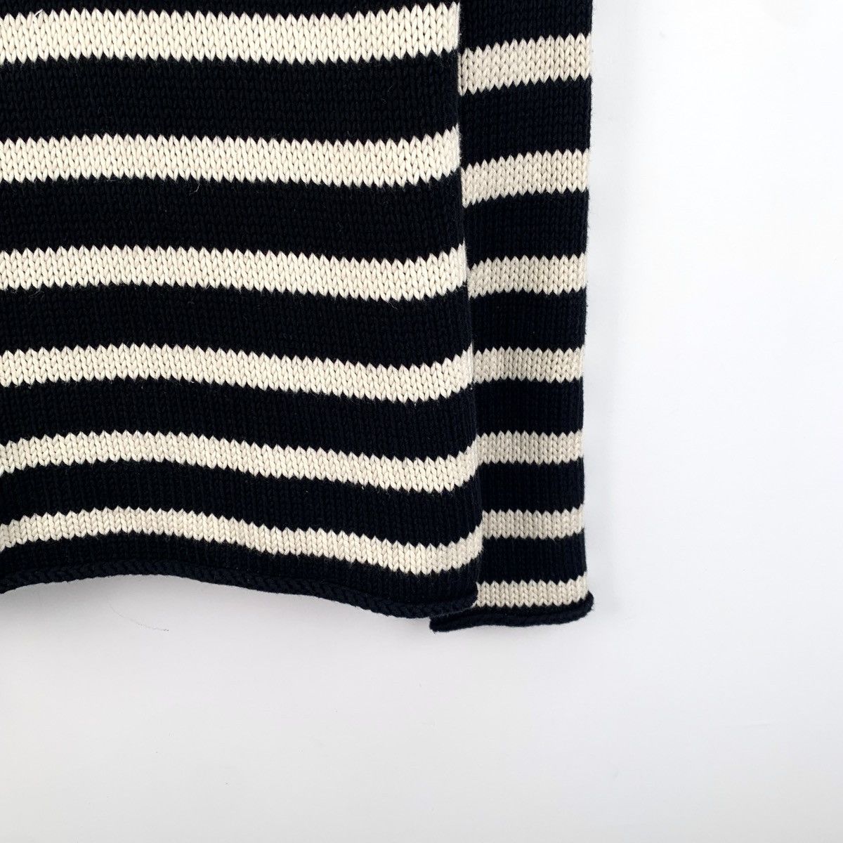 Dior Dior Stripe Side Button Cotton Long Sleeve Knit Sweater Size XS / US 0-2 / IT 36-38 - 4 Thumbnail