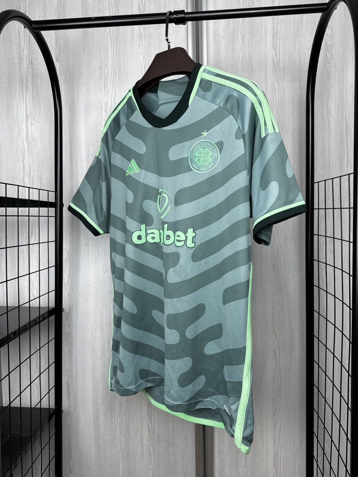 Adidas Celtic FC 2023/24 Third Football Shirt Soccer Jersey Adidas Size US XL / EU 56 / 4 - 5 Thumbnail