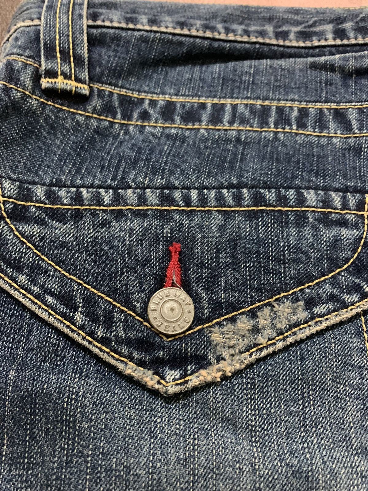 If Six Was Nine FLARE 🇯🇵JAPAN FINEST BLUE WAY DENIM Size US 33 - 16 Thumbnail