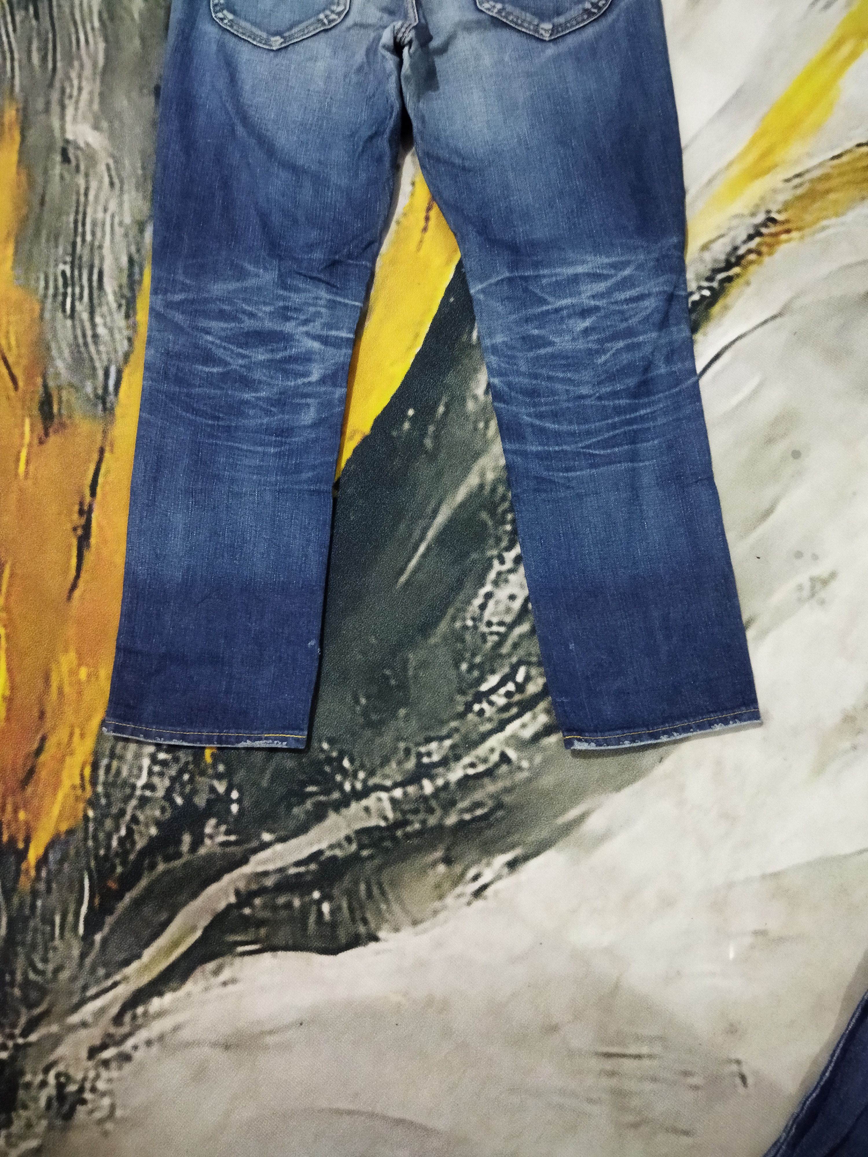 Lee VINTAGE LEE RIDERS FADED BLUE JEANS PANTS Size US 32 / EU 48 - 9 Thumbnail