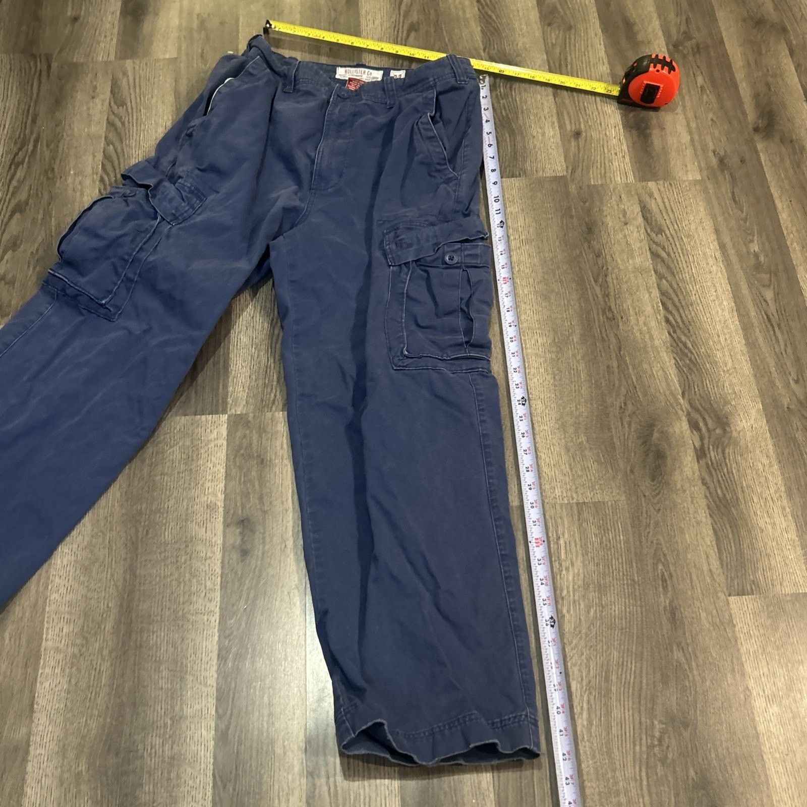Hollister Men’s Hollister 33 Cargo Blue Pants Y2K Heavy Pants Size US 33 - 11 Thumbnail