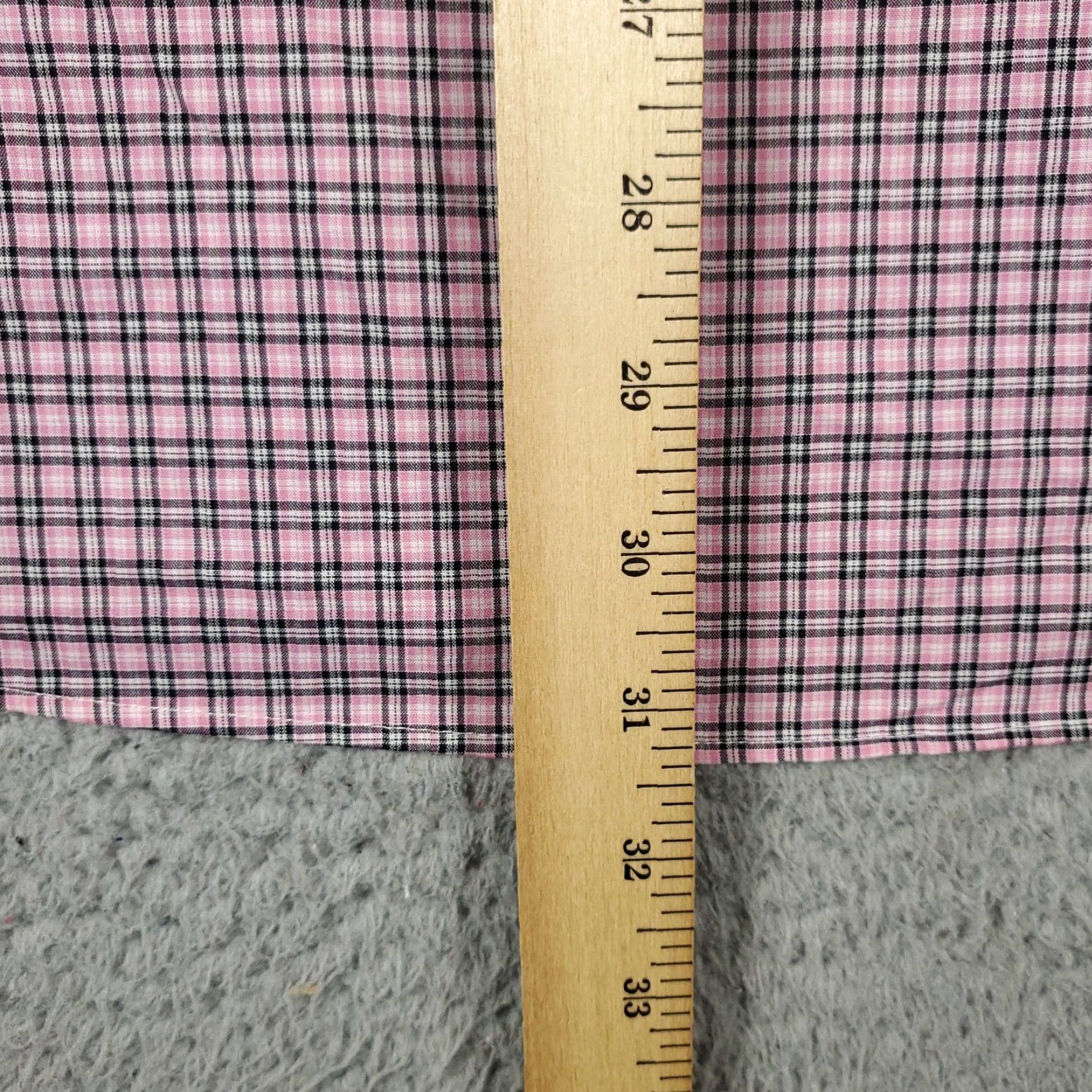 Ralph Lauren Ralph Lauren Shirt Mens 16.5 Pink Plaid Dress Button-Down Long Sleeve Adult Medium (Size 16.5) Pink Size 42R - 4 Thumbnail