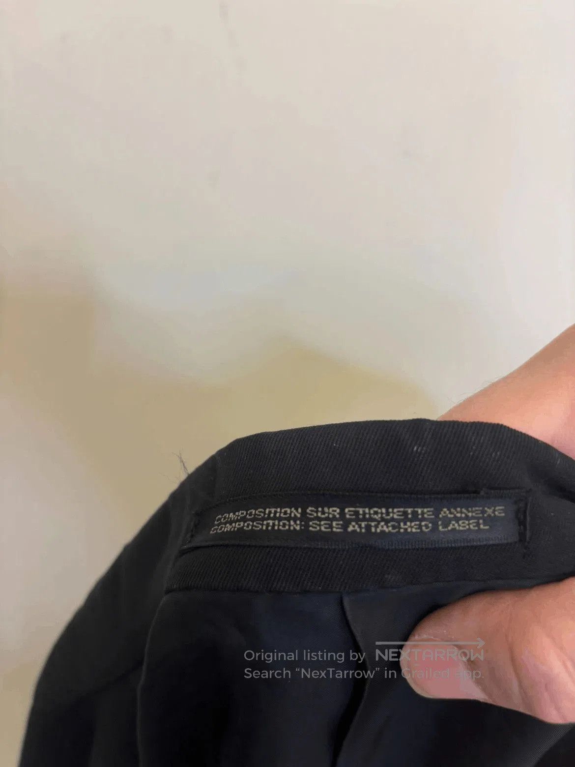 Yohji Yamamoto Yohji Yamamoto Pour Homme 91SS Leather Belt Jacket. Size US M / EU 48-50 / 2 - 8 Thumbnail