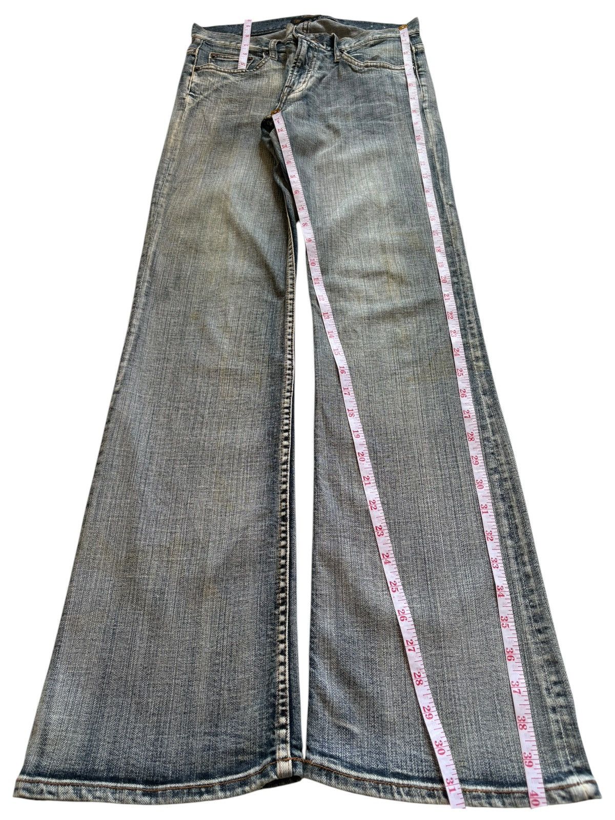 Japanese Brand Vintage Japanese Brand Mud Wash Flare Jeans Size US 34 / EU 50 - 13 Thumbnail