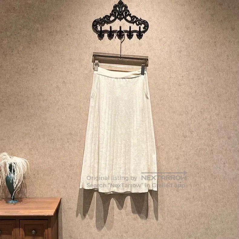 Loro Piana Loro Piana size XS Baby Cashmere Beige Wool Knit Long Dress Size 23" - 1 Thumbnail