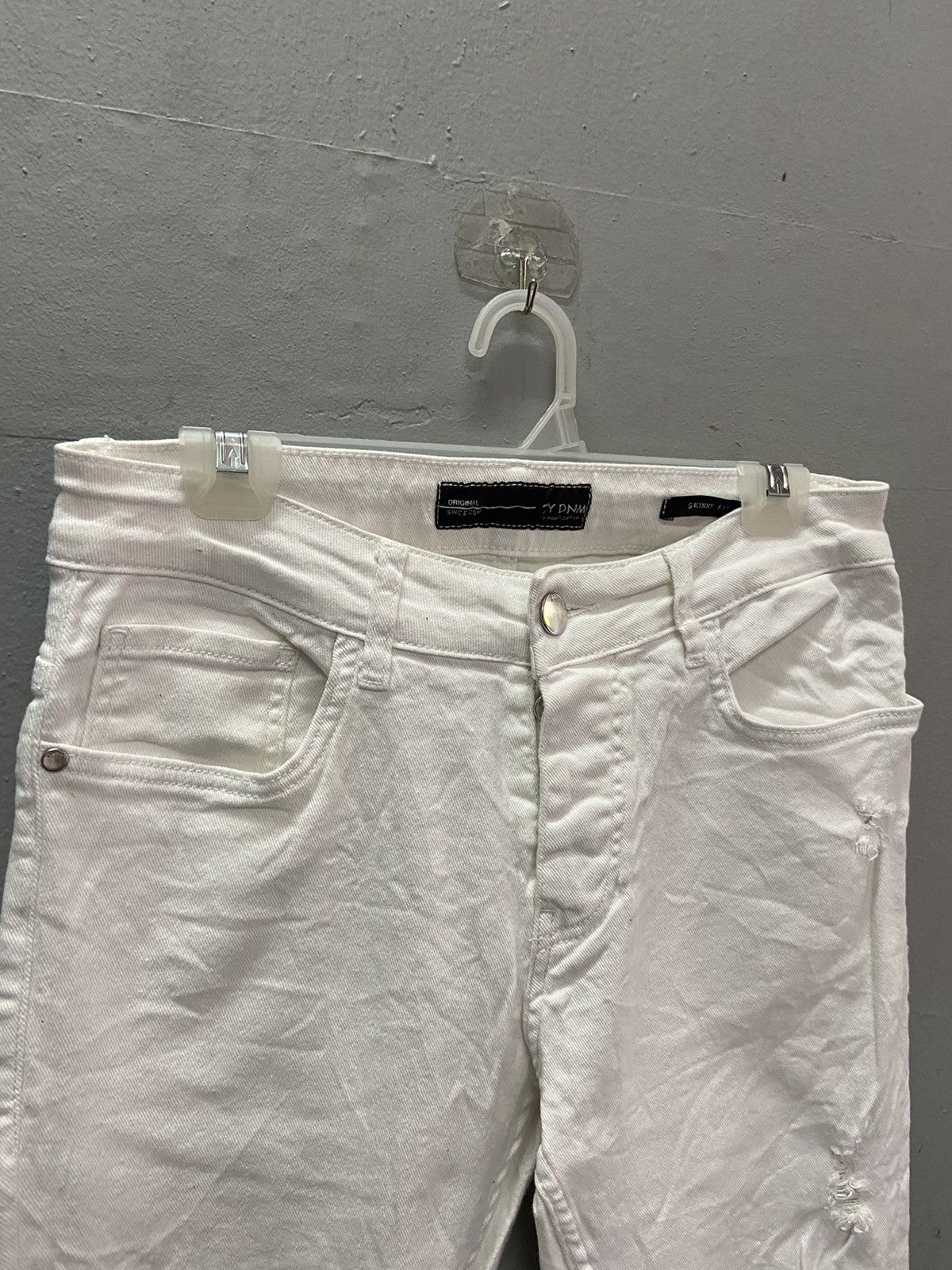 Japanese Brand 2Y DENIM WHITE BLACK JEANS Size US 31 - 3 Thumbnail