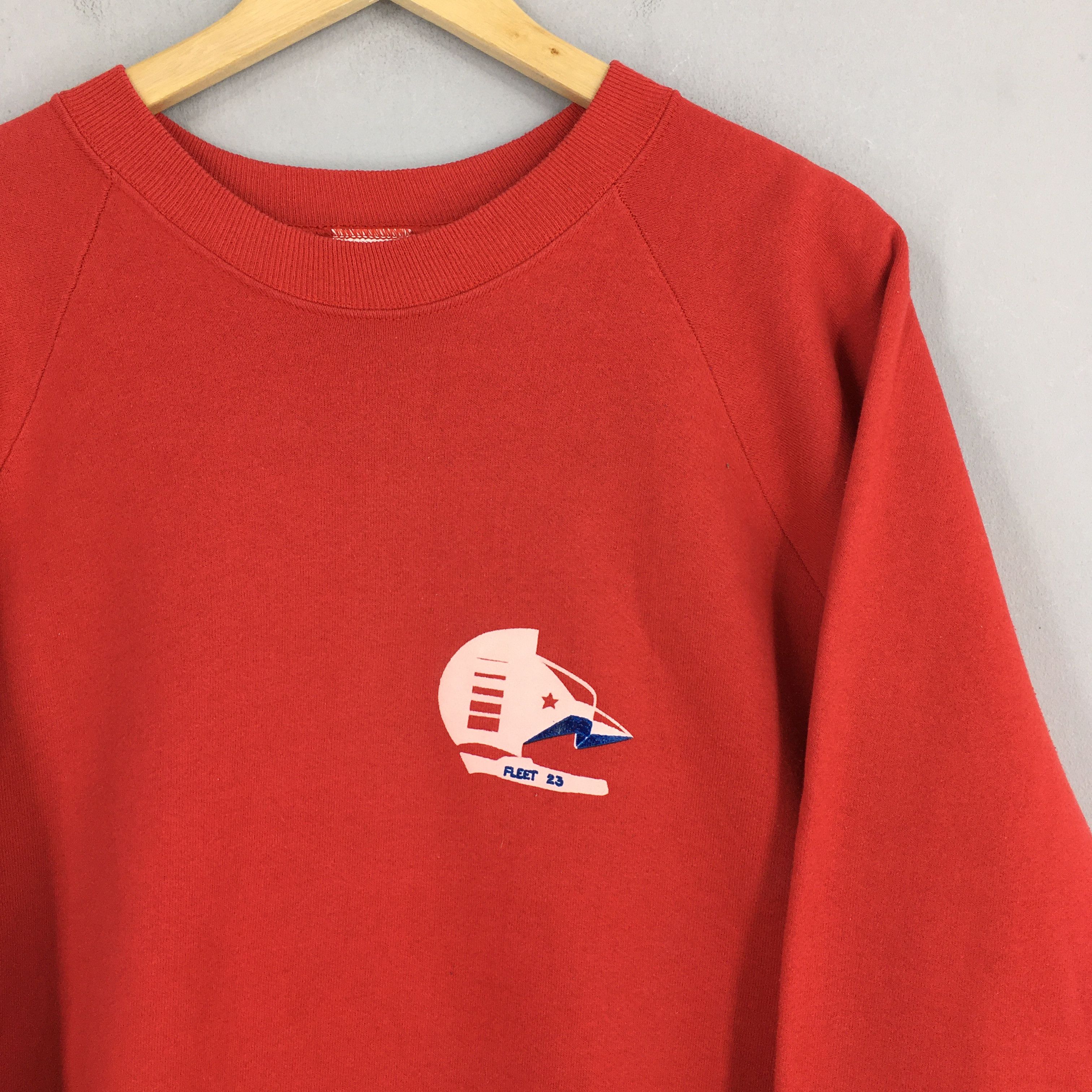 Billabong × Fruit Of The Loom Vintage 90s Sailing Beach Printed Sweatshirt XLarge Size US XL / EU 56 / 4 - 4 Thumbnail
