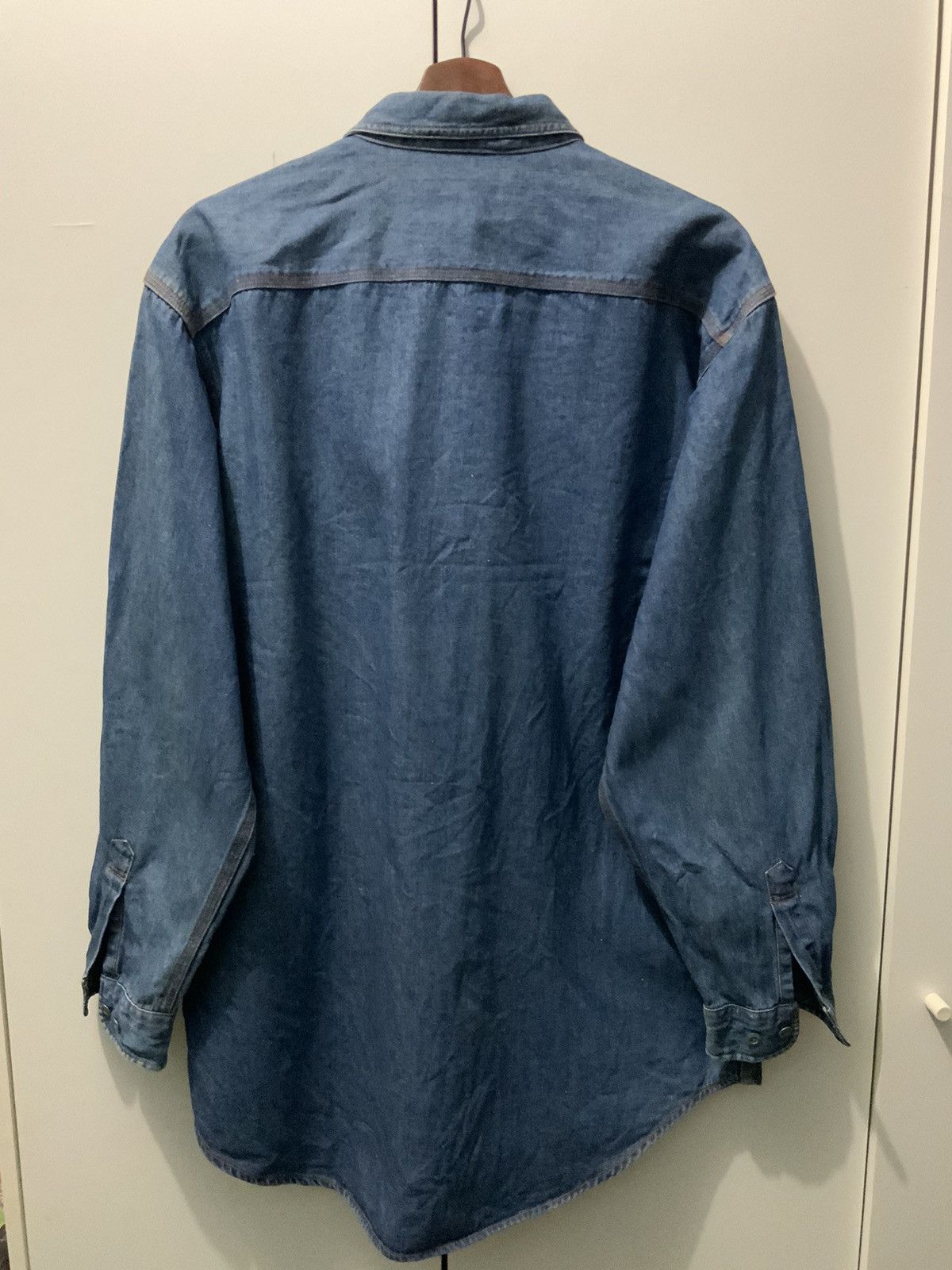Japanese Brand Vintage Lucky Strike Fade Button Up Shirt Size US L / EU 52-54 / 3 - 3 Thumbnail