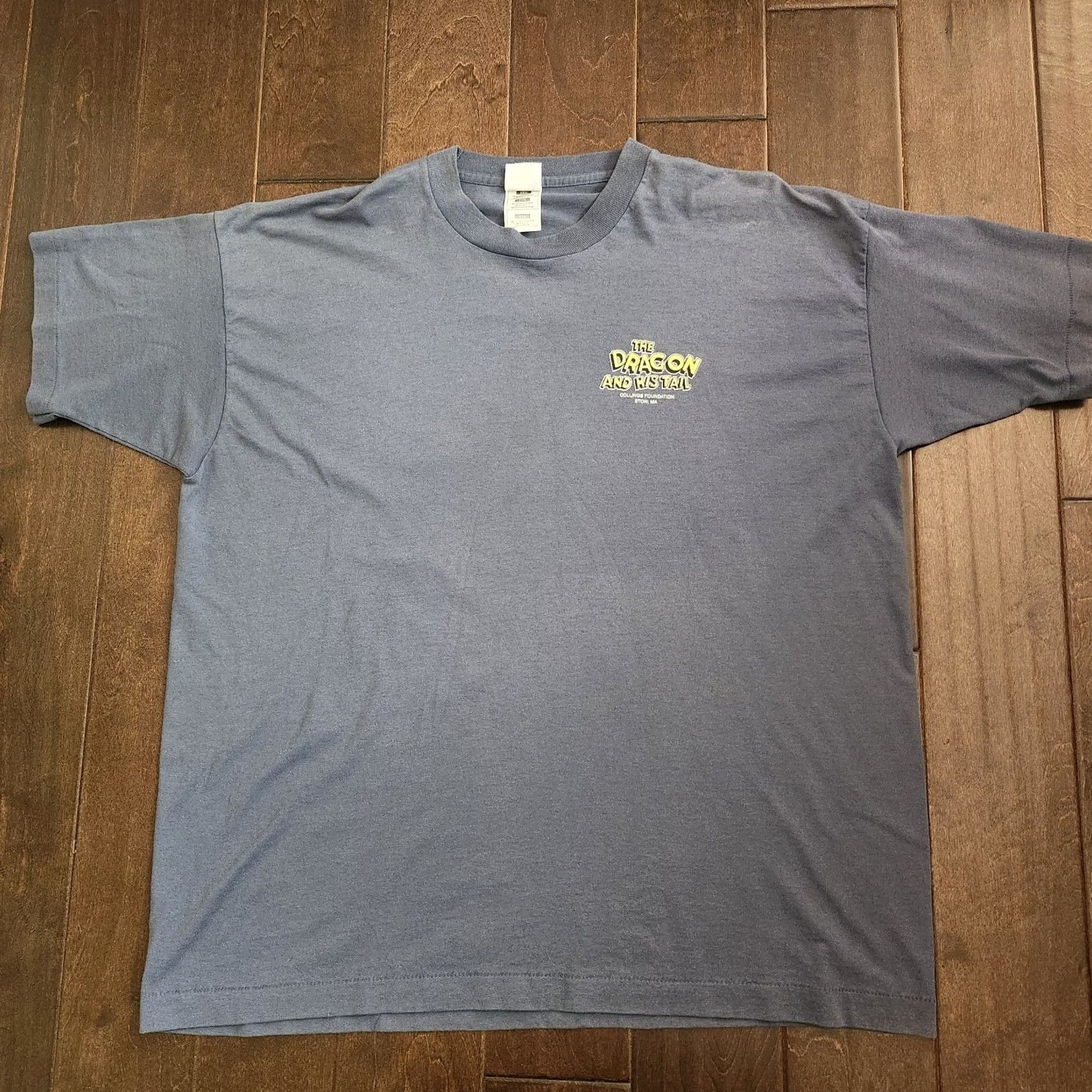 Fruit Of The Loom Fruit of the Loom B24 Dragon T Shirt Mens 2XL Gray Graphic Print USA Military Pilot 90s Tee Size US XXL / EU 58 / 5 - 3 Thumbnail