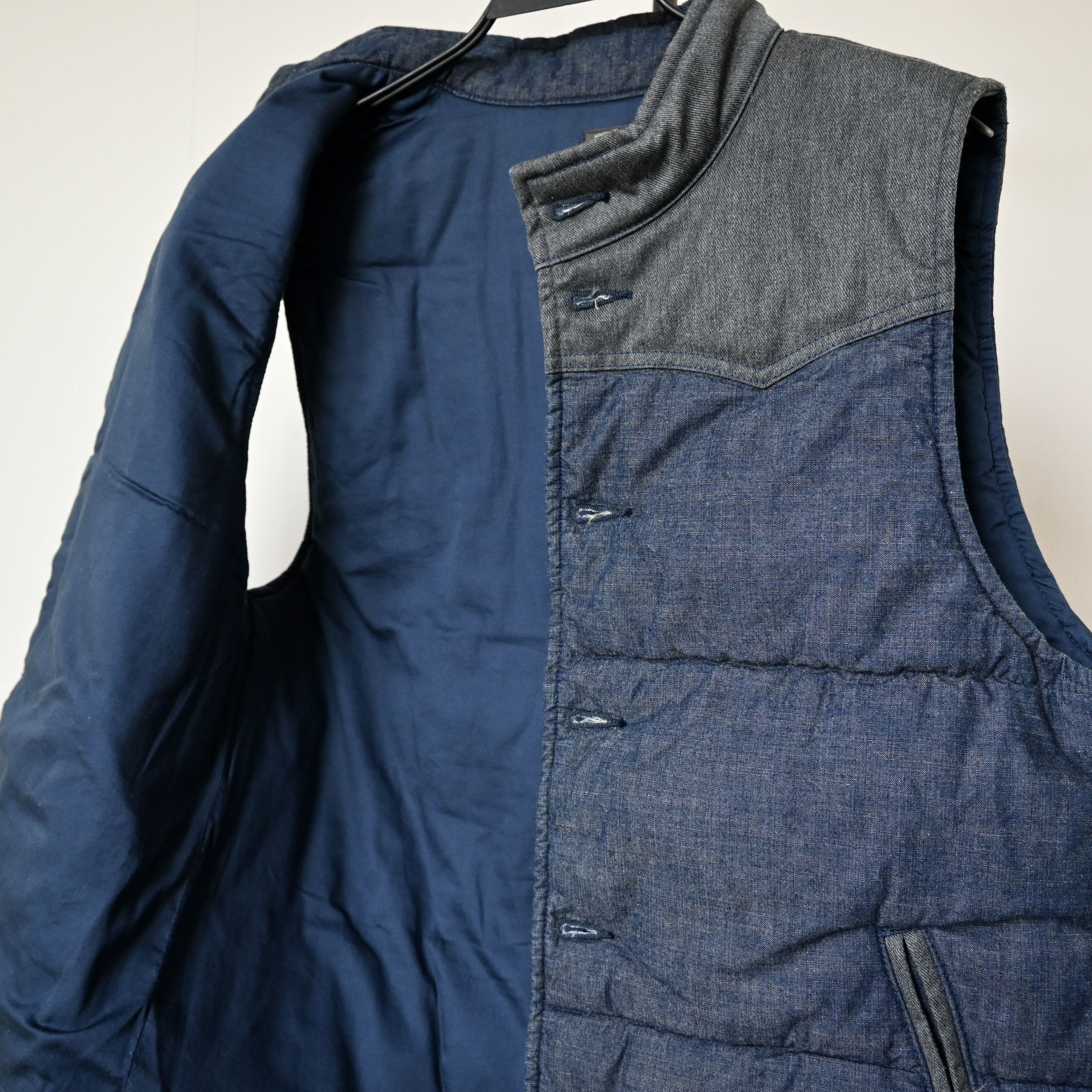 Momotaro Jeans MOMOTARO JEANS Chambray Cowboy Vest, made in Japan Size US M / EU 48-50 / 2 - 11 Thumbnail