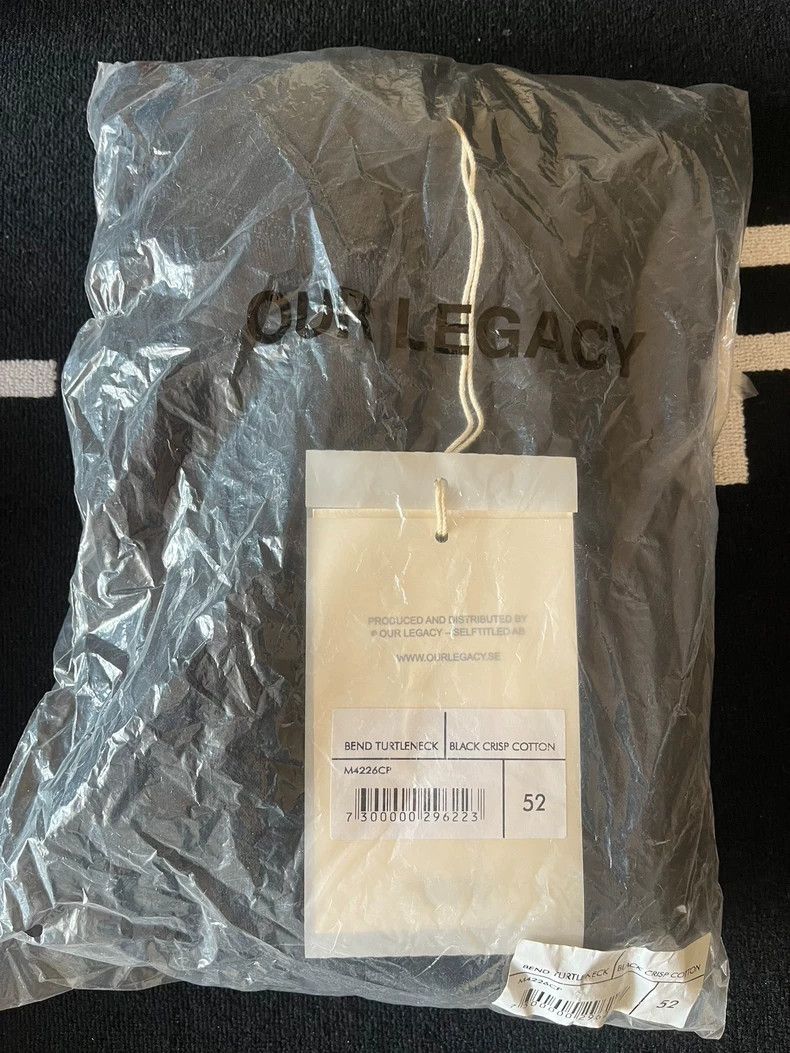 Our Legacy our legacy size 52 23aw bend tutleneck black bottom 2502-Ne Size US L / EU 52-54 / 3 - 6 Thumbnail