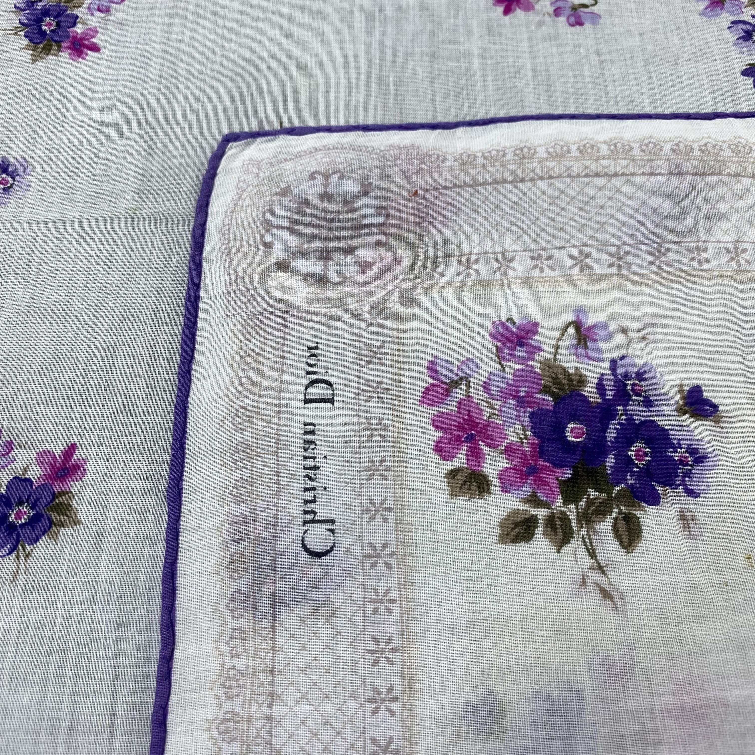 Japanese Brand Christian Dior Handkerchief / Bandana / Neckerchief-B2382 Size ONE SIZE - 6 Thumbnail