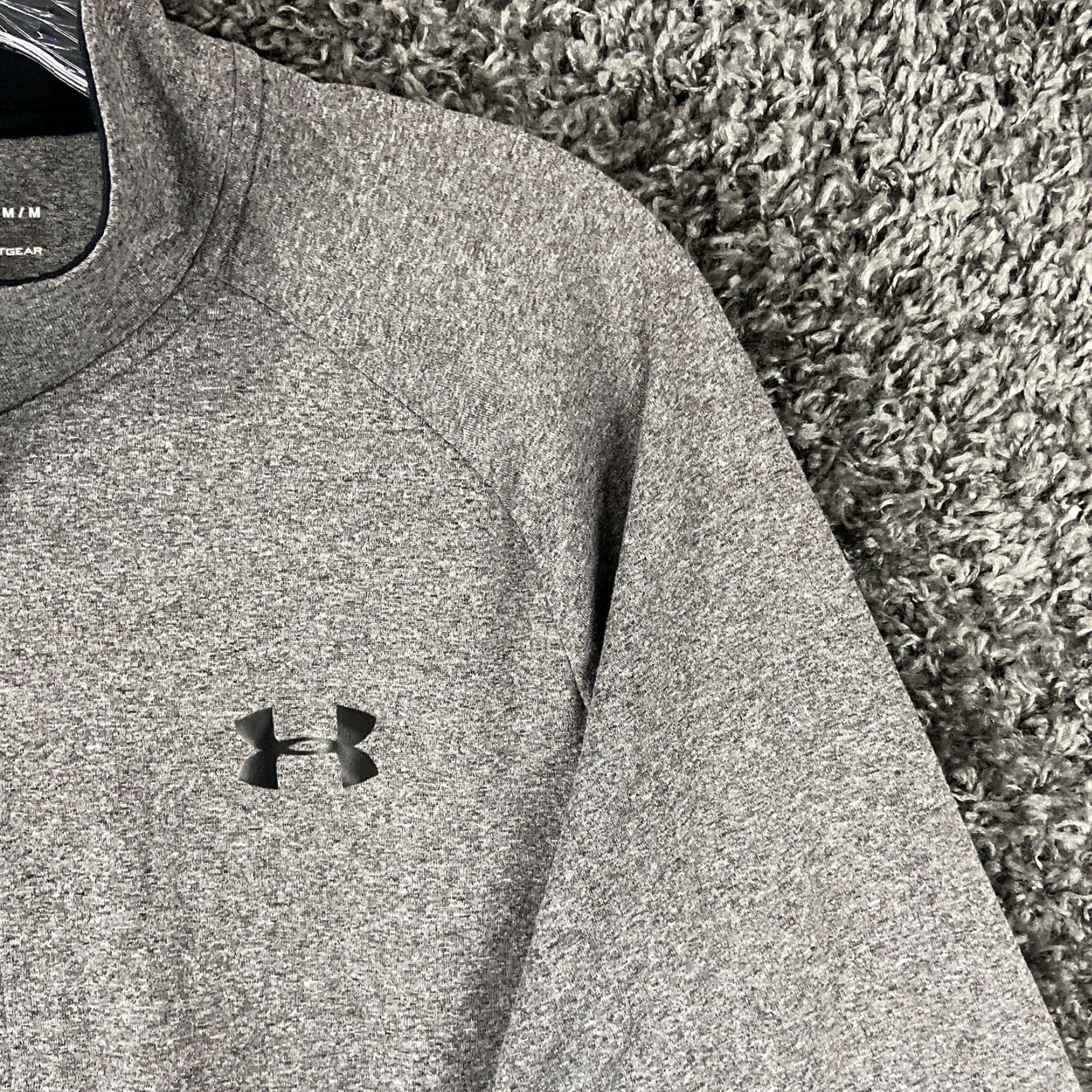 Under Armour Under Armour Shirt Men M Gray 1/2 Zip Long Sleeve Activewear Running Gym & Training Men’s Medium Gray 1/2 Zip Shirt Size US M / EU 48-50 / 2 - 4 Thumbnail