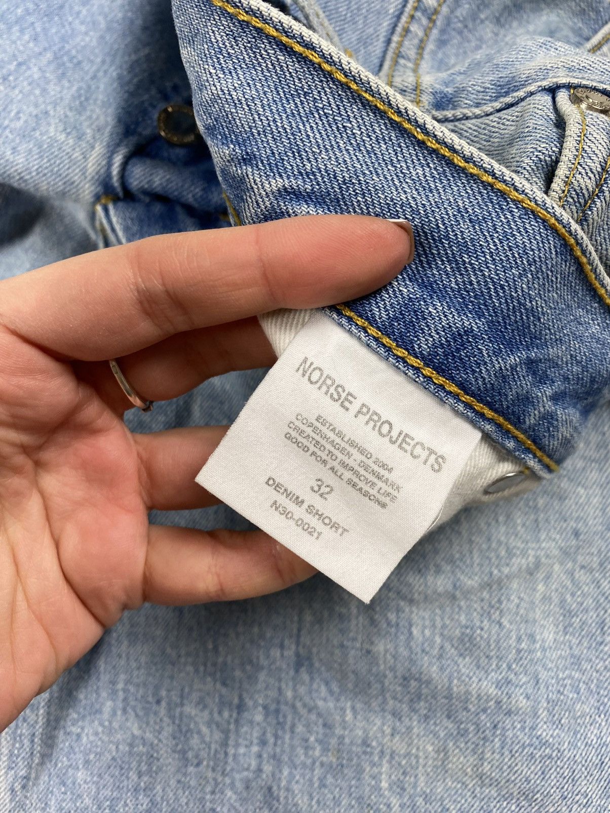 Norse Projects Norse Projects Denim men’s Bermuda Shorts Size 32 / M Size US 32 / EU 48 - 11 Thumbnail