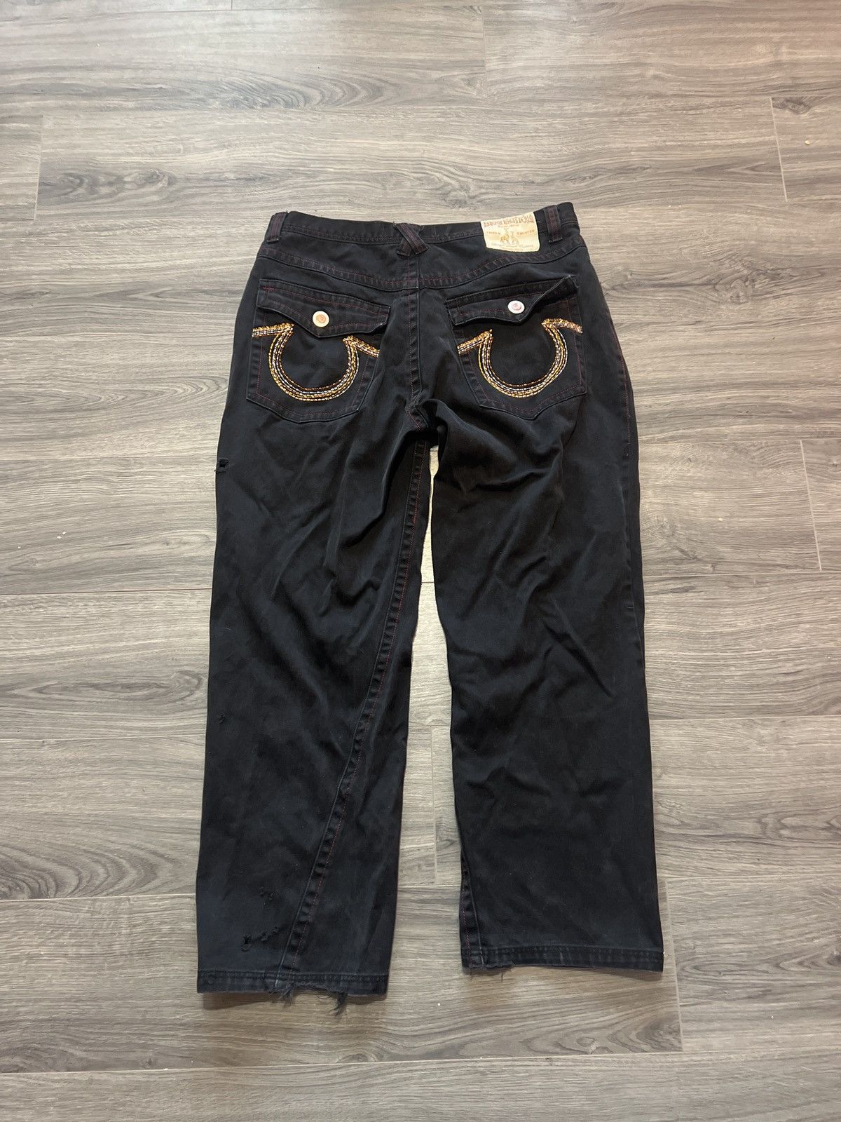Crazy Y2K BearFox Royal Denim True Religion Style jeans