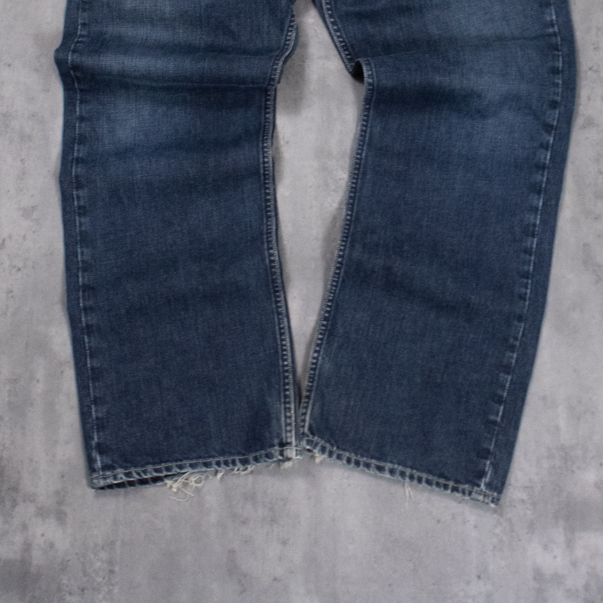 Banana Republic Vintage Y2K Banana Republic Baggy Indigo Denim Jeans Size US 34 / EU 50 - 3 Thumbnail