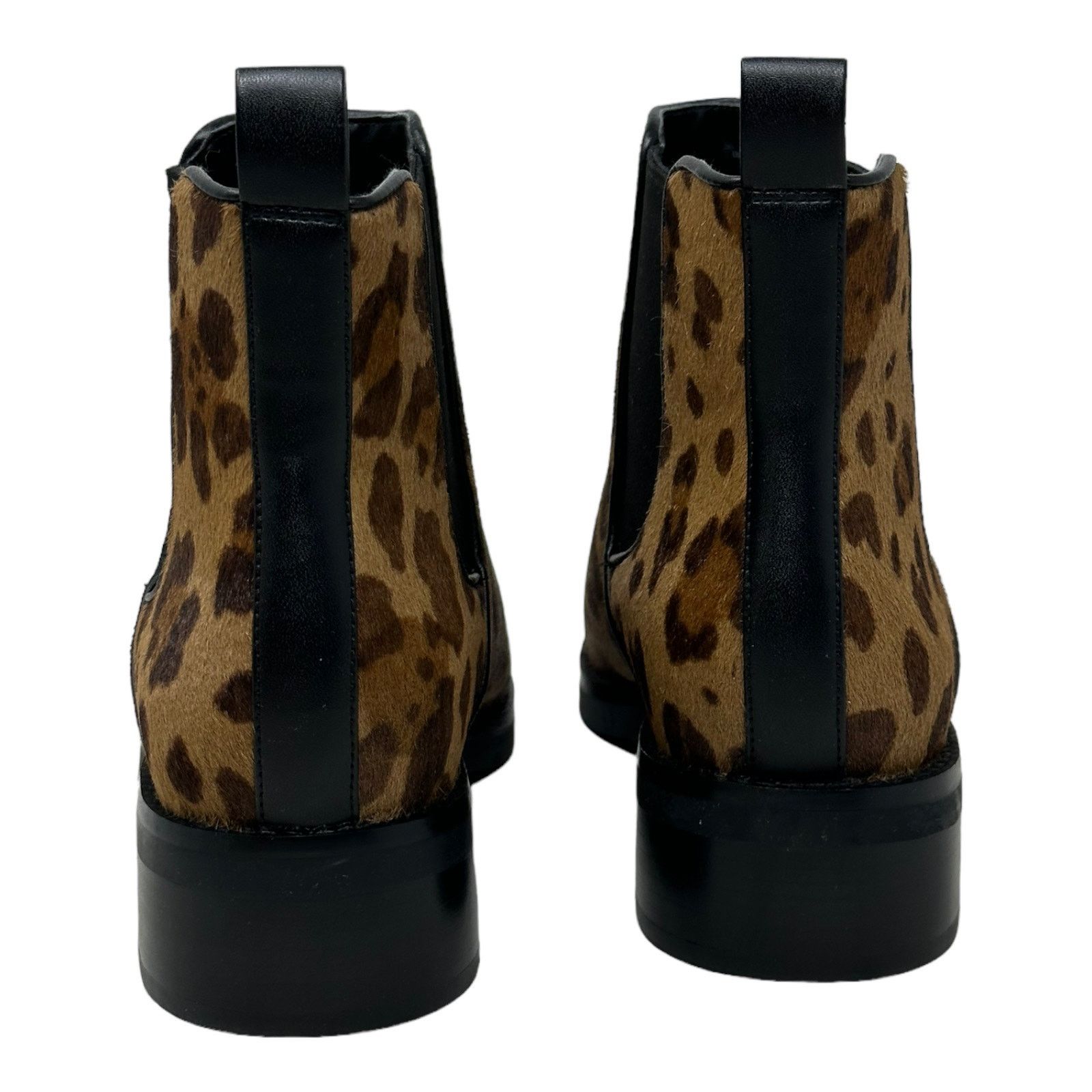 Cole Haan Mara Grand Leopard Calf Hair Chelsea Booties