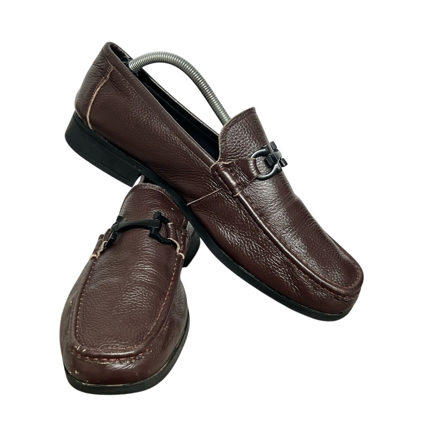 Salvatore Ferragamo SALVATORE FERRAGAMO Gancini Horse Bit Driving Loafers 44 Size US 10 / EU 43 - 3 Thumbnail
