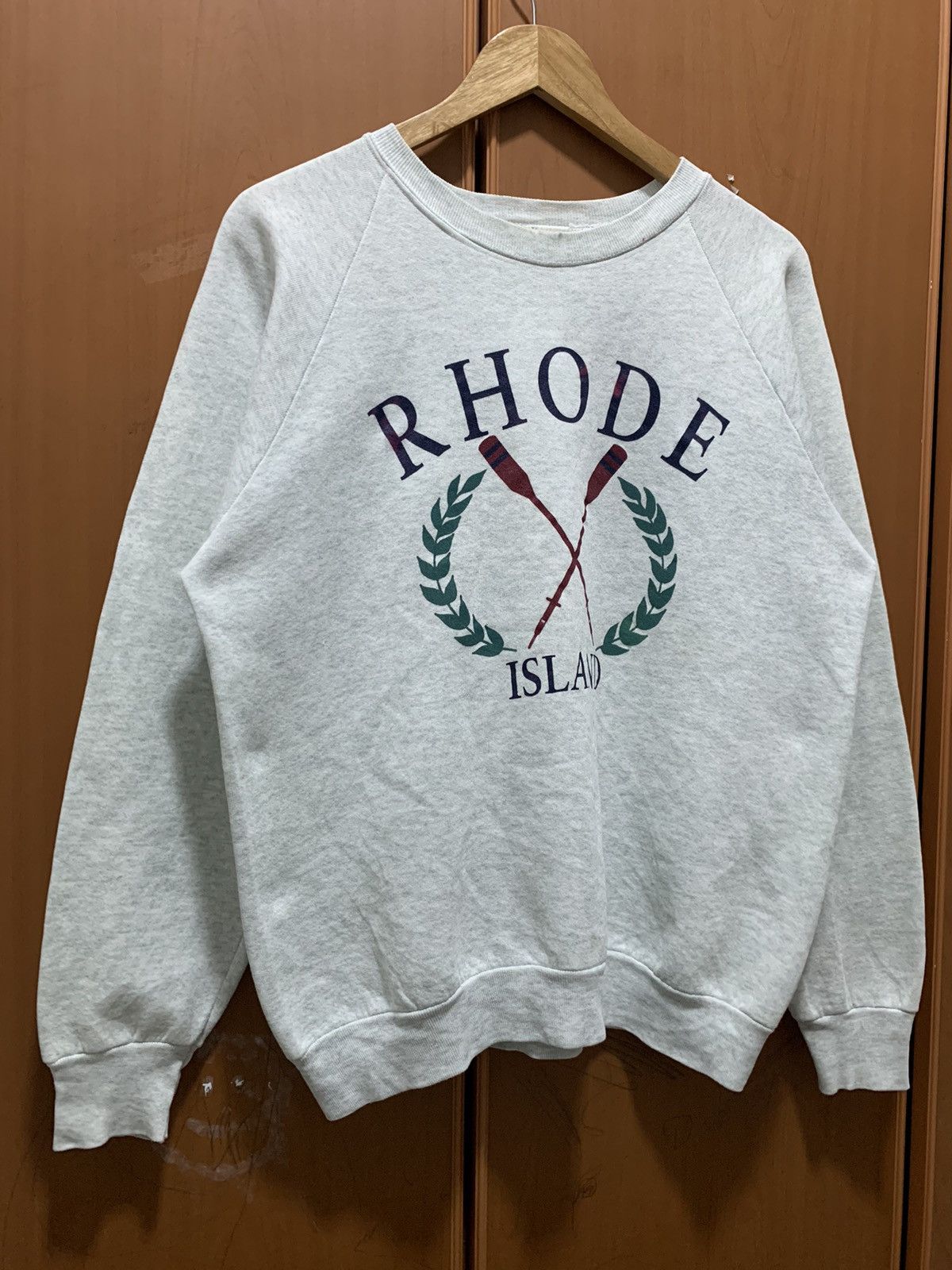 Fruit Of The Loom Vintage Rhode Island Crewneck Sweatshirt Size US L / EU 52-54 / 3 - 3 Thumbnail