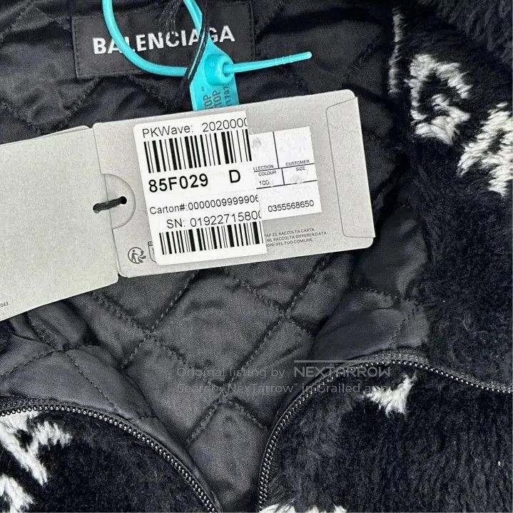Balenciaga Balenciaga Logo Print Oversized Zip Jacket. Size US M / EU 48-50 / 2 - 3 Thumbnail